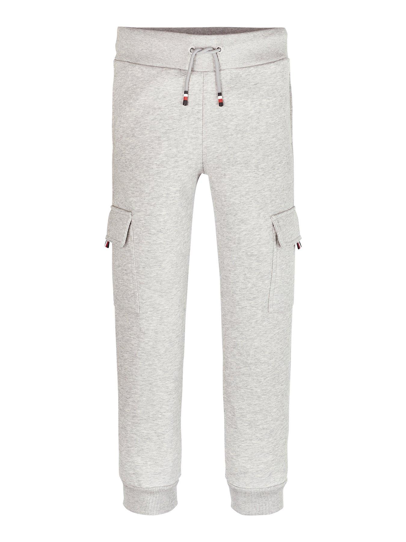 tommy-hilfiger-boys-monotype-fleece-reg-cargo-sweatpants-grey