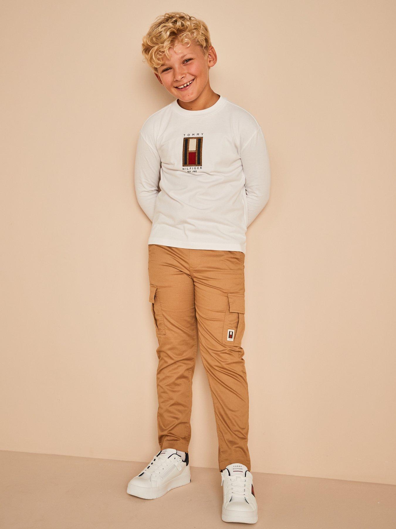 tommy-hilfiger-boys-cargo-pull-on-cotton-pants-khakidetail