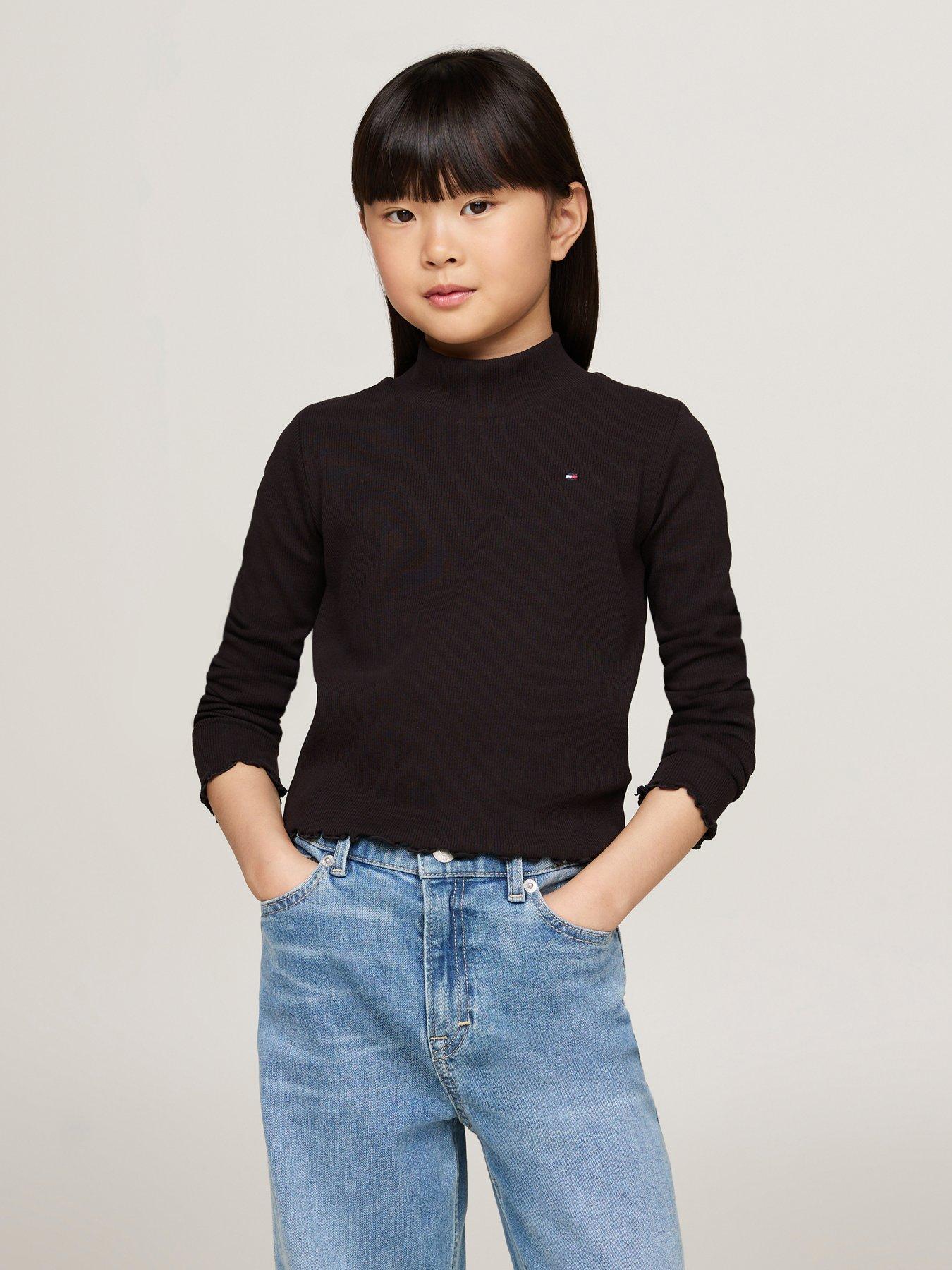 tommy-hilfiger-girls-mock-neck-long-sleeve-rib-top-black