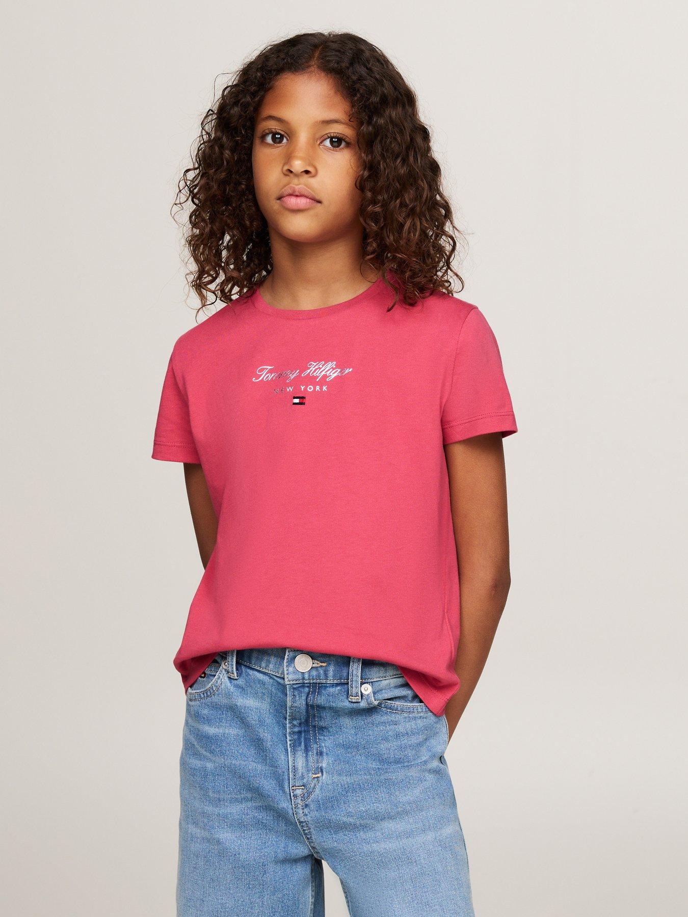 tommy-hilfiger-girls-th-nyc-foil-short-sleeve-t-shirt-pink