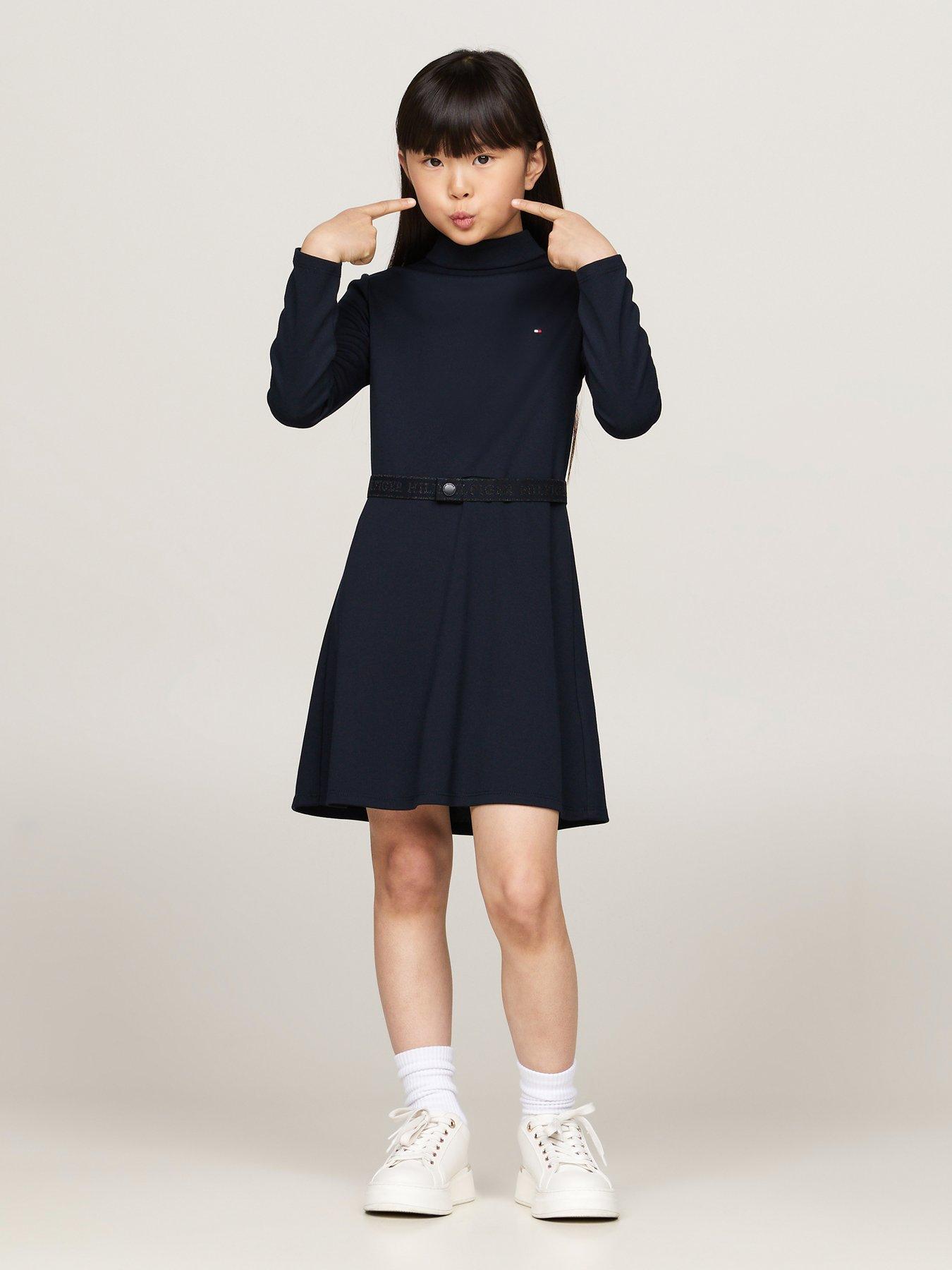 tommy-hilfiger-girls-branded-punto-long-sleeve-dress-navystillFront