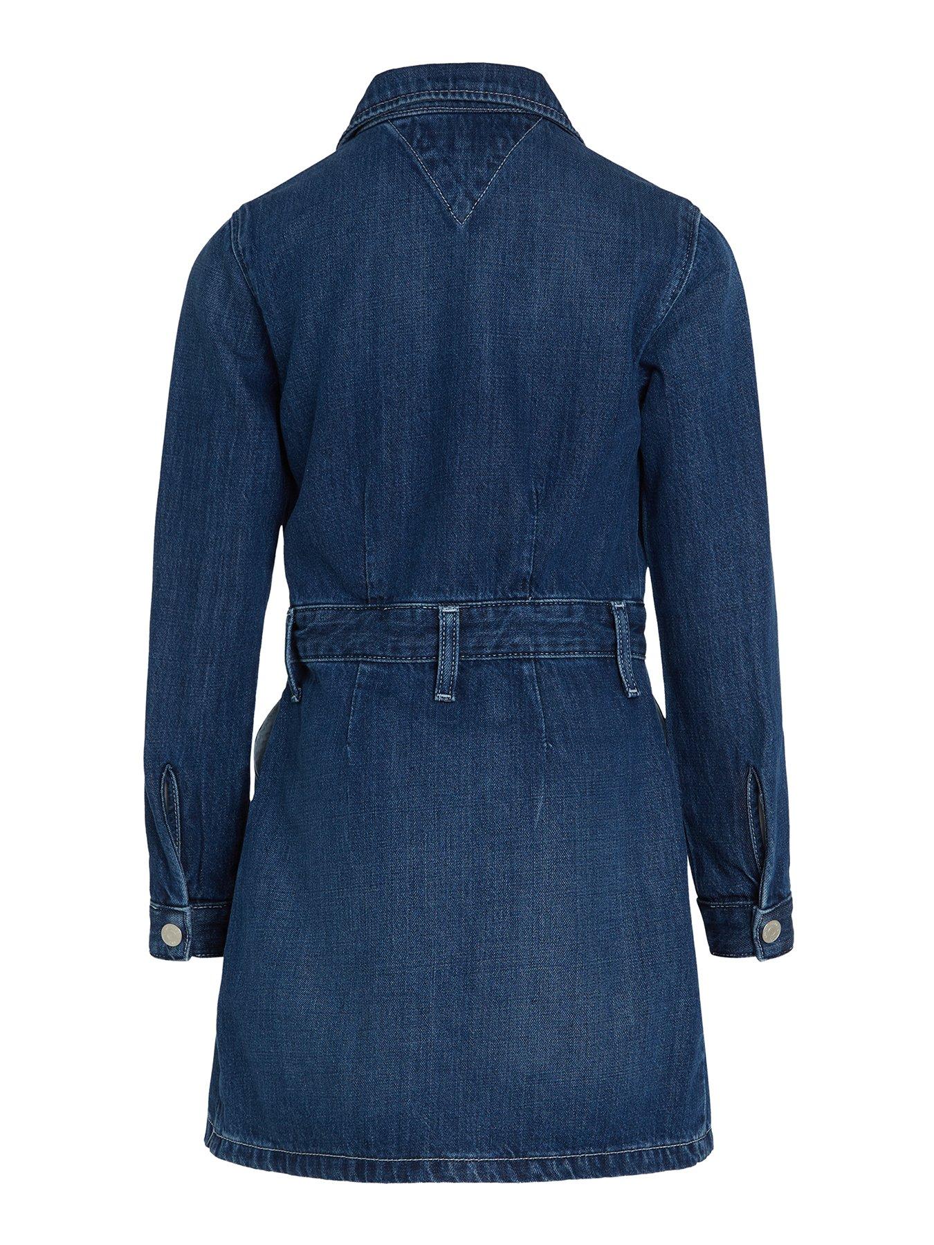 tommy-hilfiger-girls-denim-pleats-long-sleeve-dress-blueback