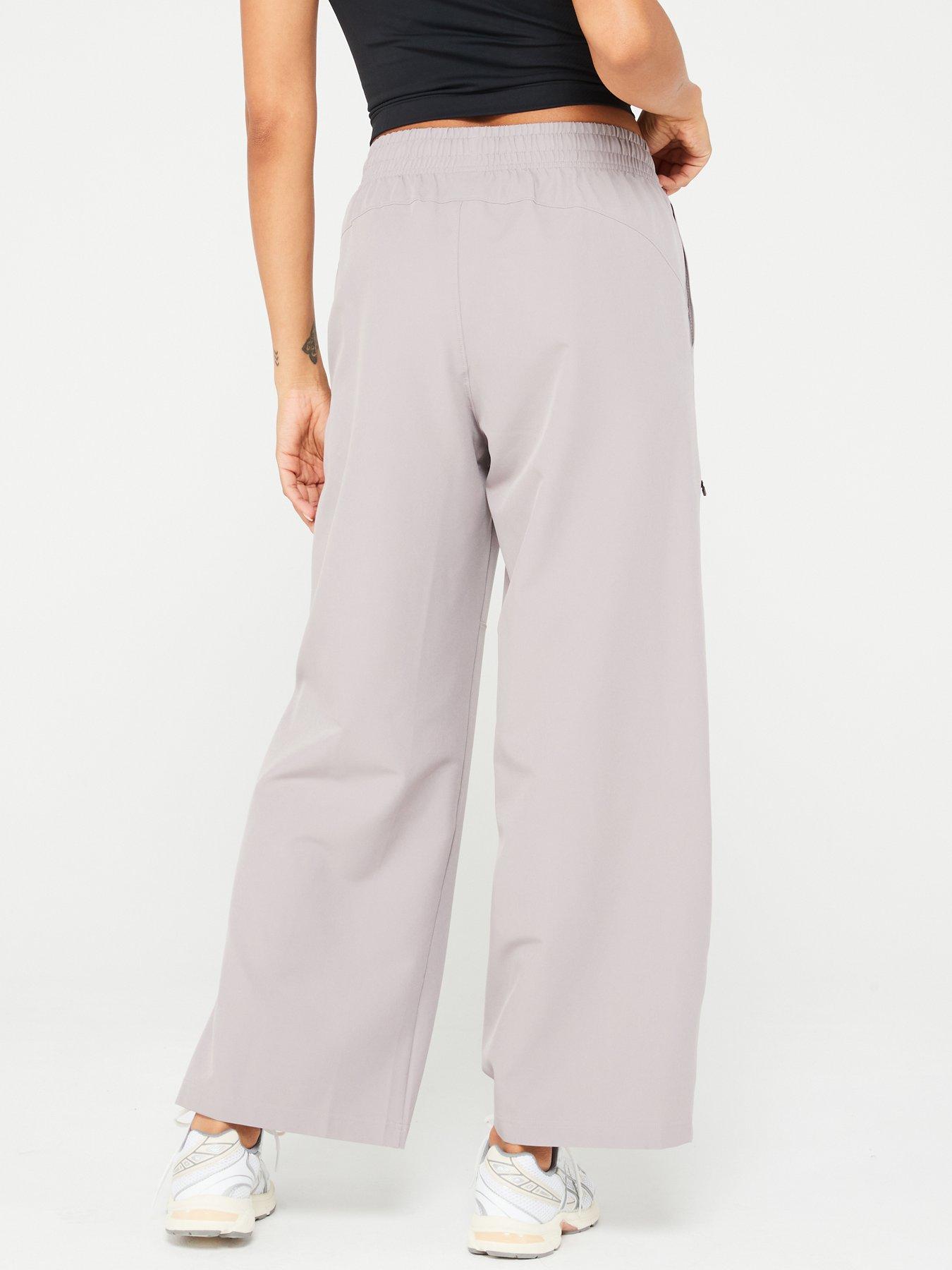 under-armour-womens-lifestyle-unstoppable-woven-wide-leg-pants-greystillFront