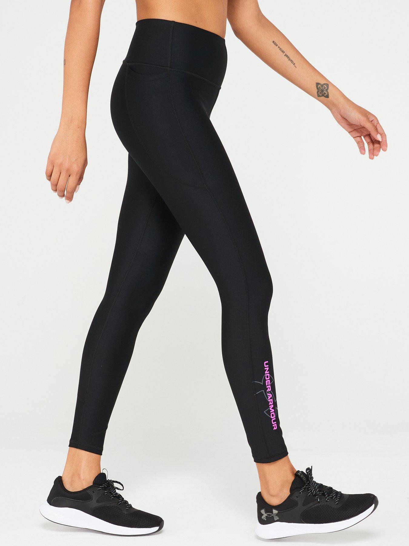 under-armour-womens-training-tech-branded-leggings-blackstillFront