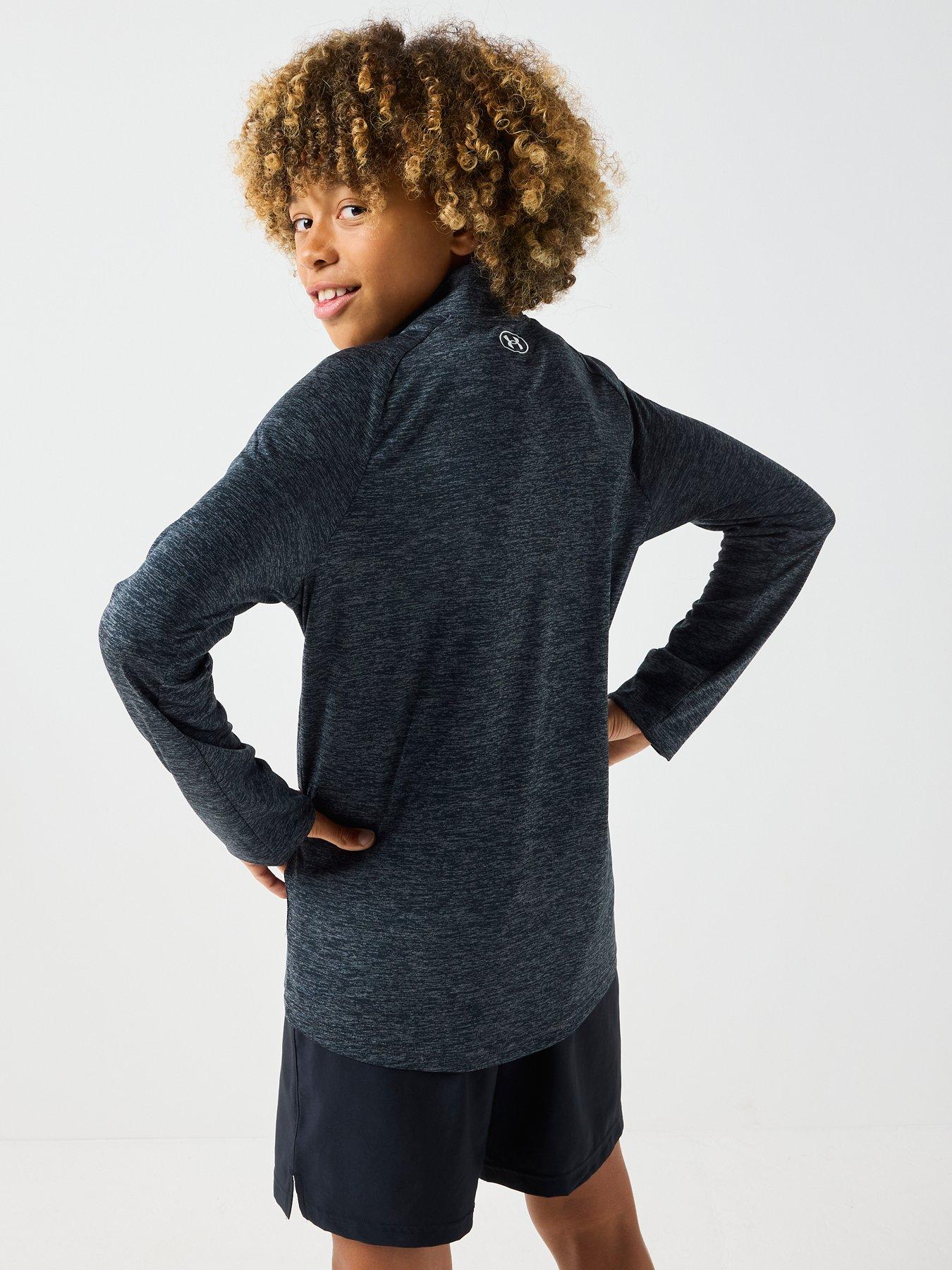 under-armour-boys-training-tech-20-12-zip-greystillFront