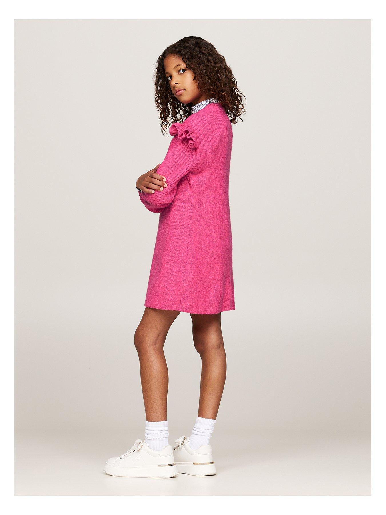 tommy-hilfiger-girls-ruffle-skater-dress-pinkback