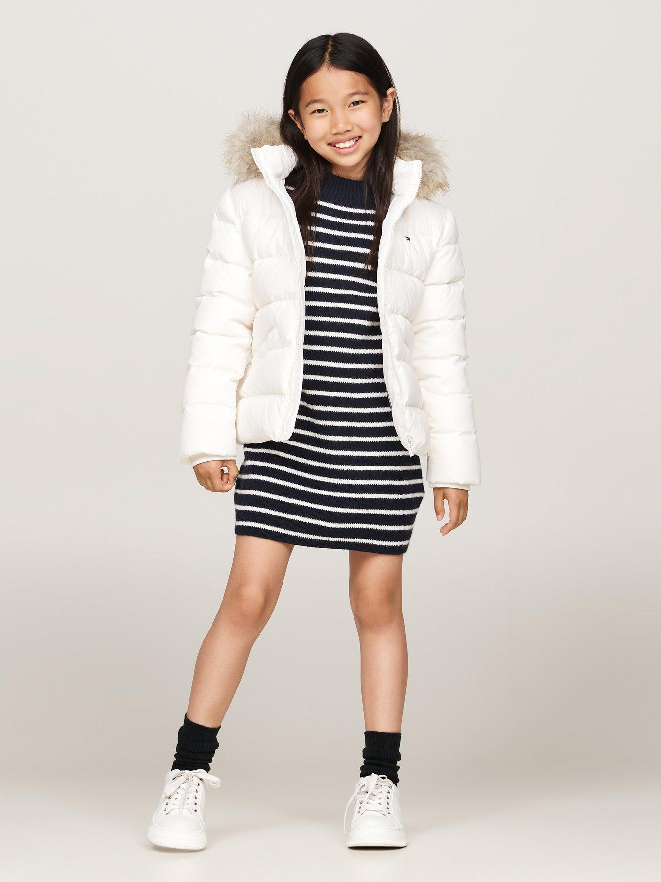 tommy-hilfiger-girls-essential-down-fur-hood-jacket-light-creamoutfit