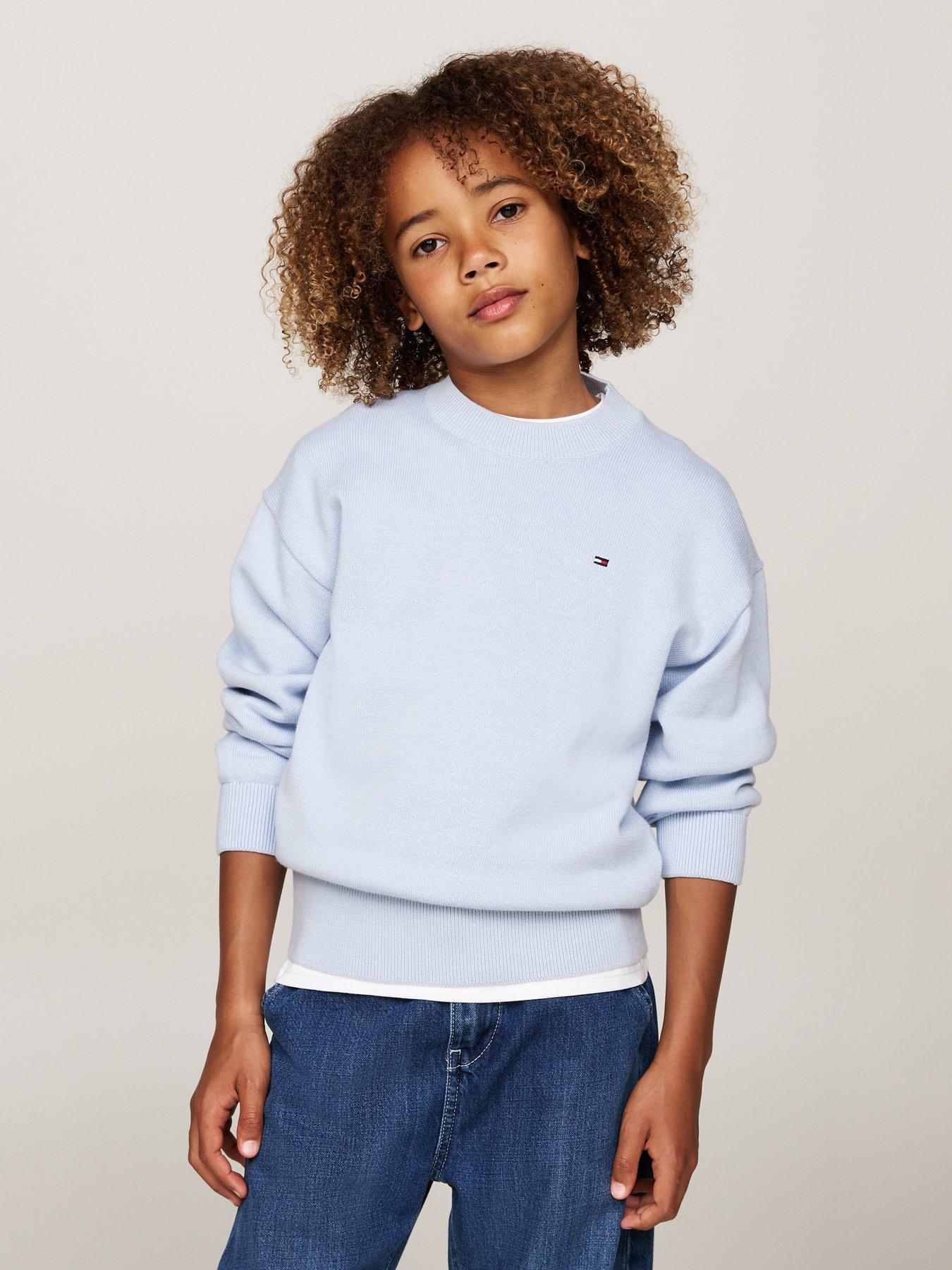 tommy-hilfiger-boys-essential-sweater-blue