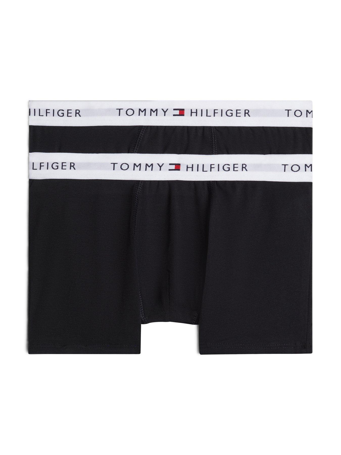 Tommy Hilfiger Boys 2 Pack Trunks - Black