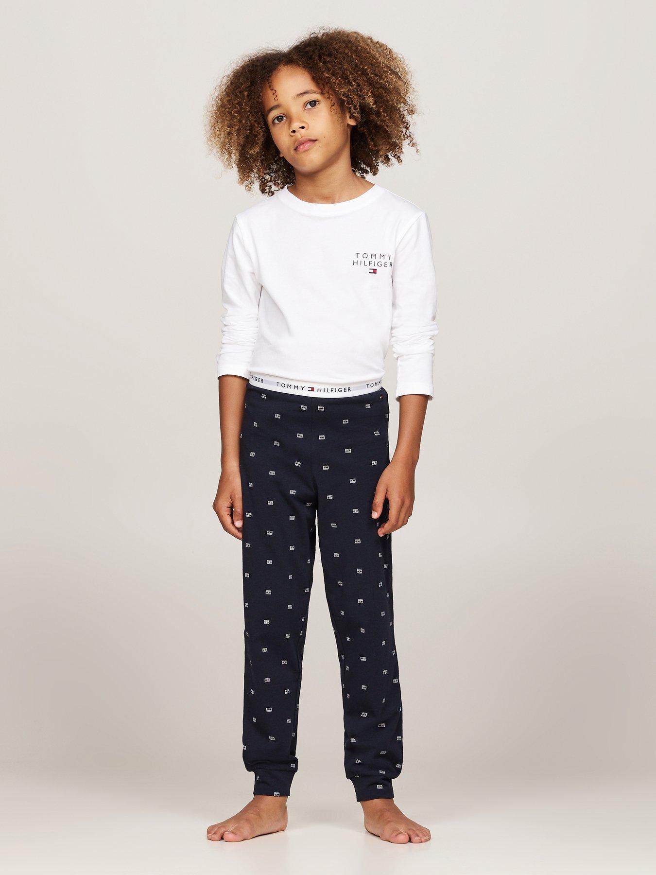 tommy-hilfiger-boys-print-long-sleeve-cuffed-pyjama-set-multi