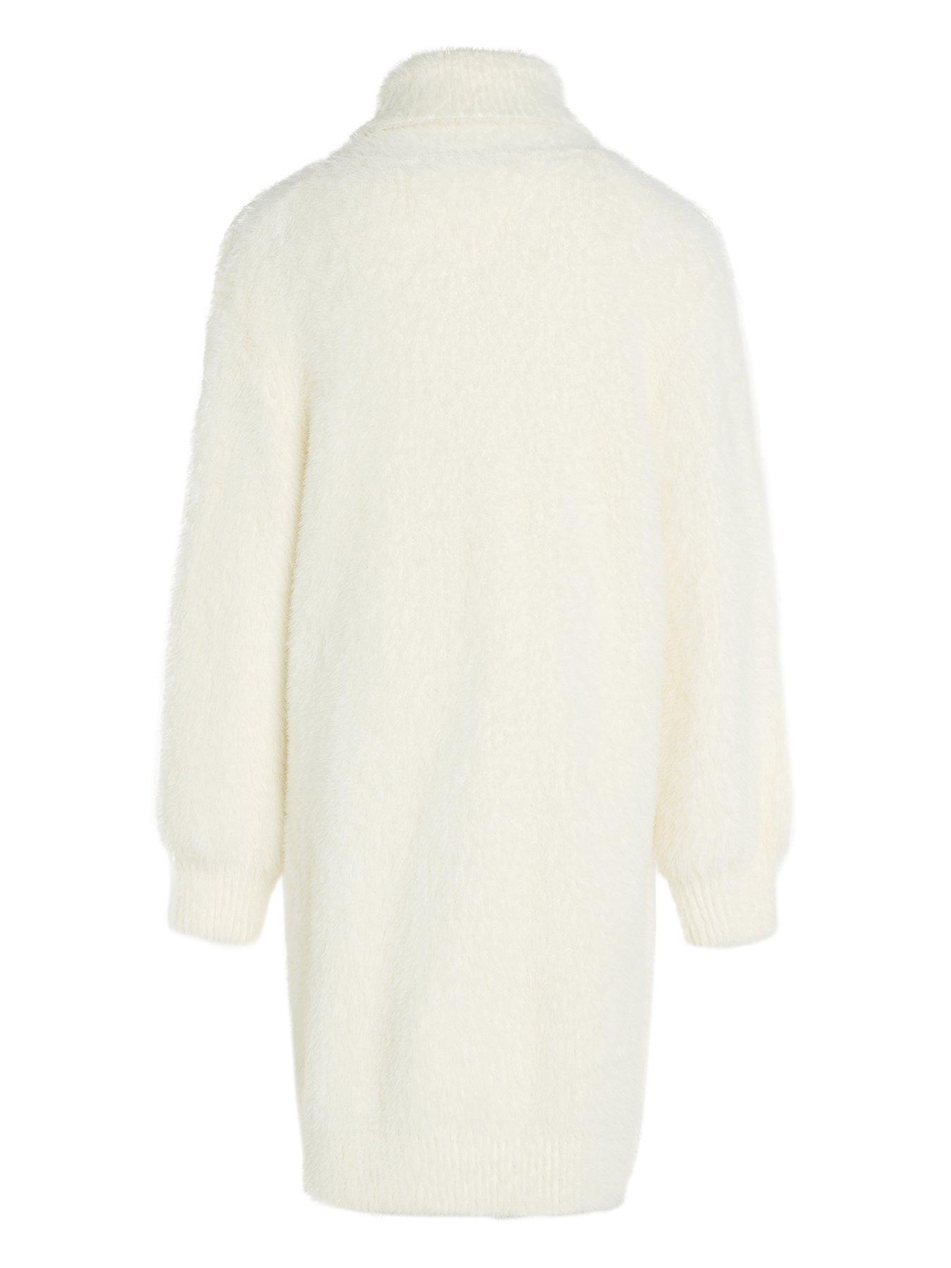 tommy-hilfiger-girls-tommy-turtleneck-fluffy-long-sleeve-dress-creamback