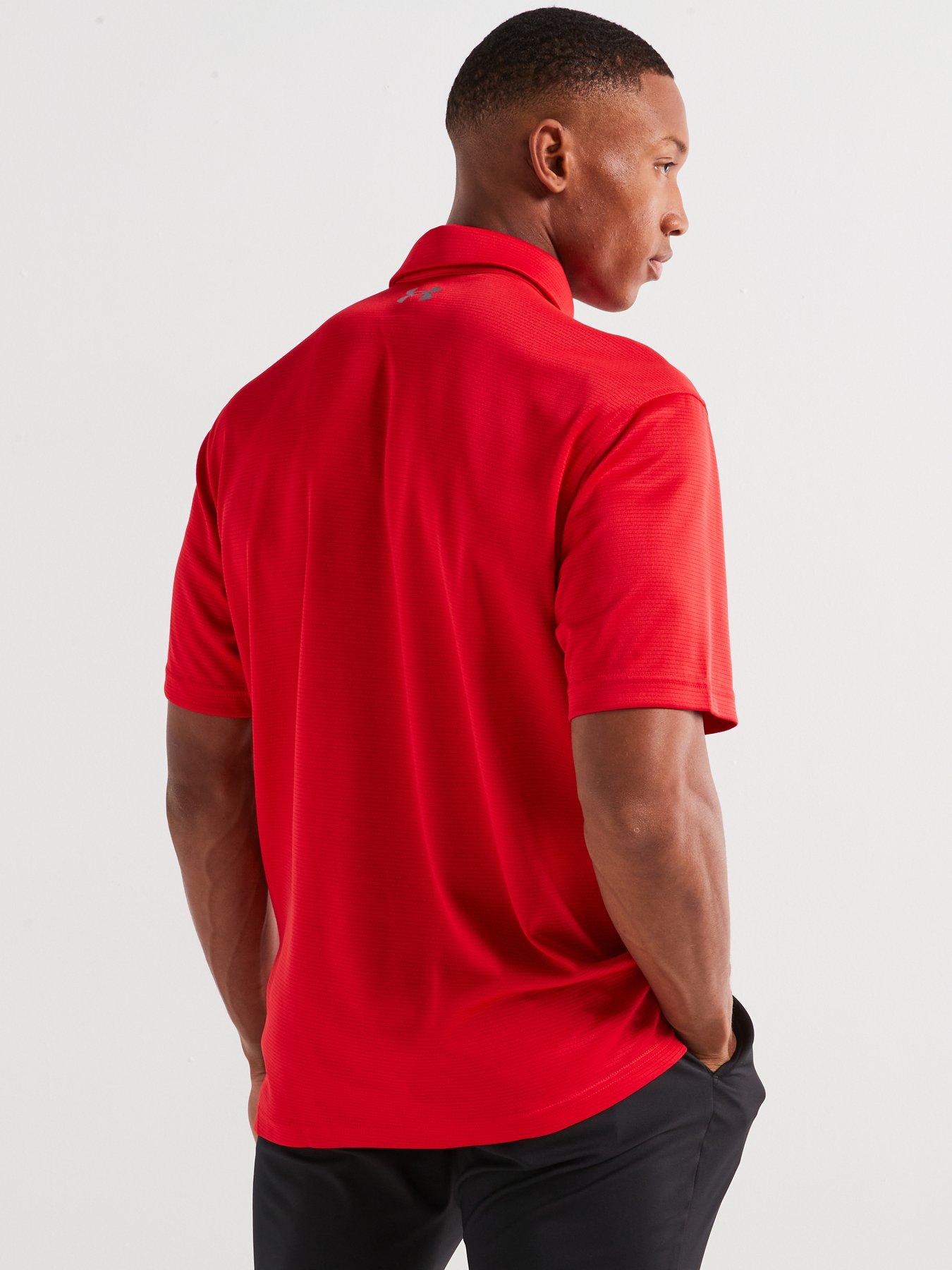 under-armour-mens-golf-tech-polo-redstillFront