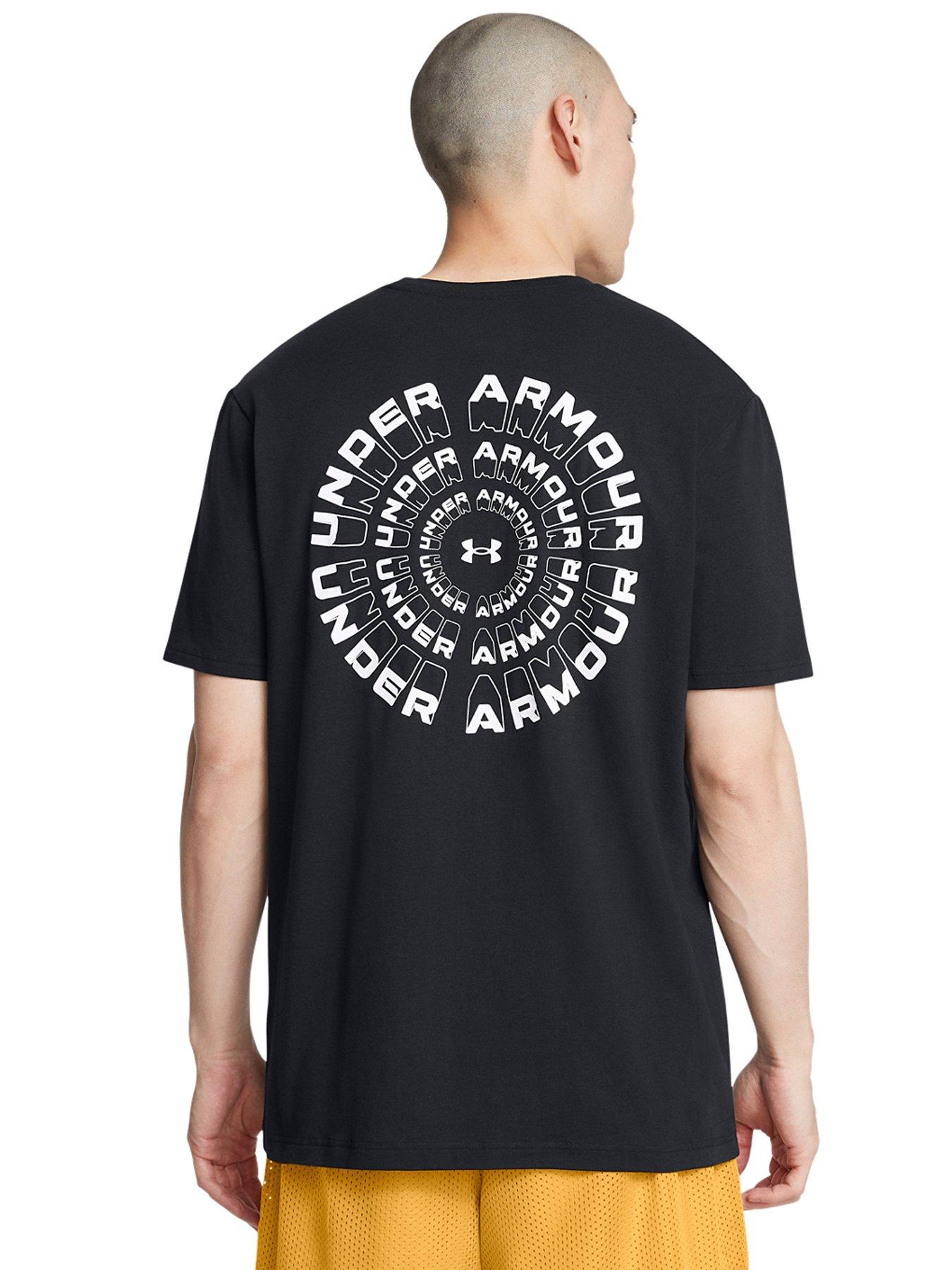 under-armour-mens-training-radial-wordmark-t-shirt-blackstillFront