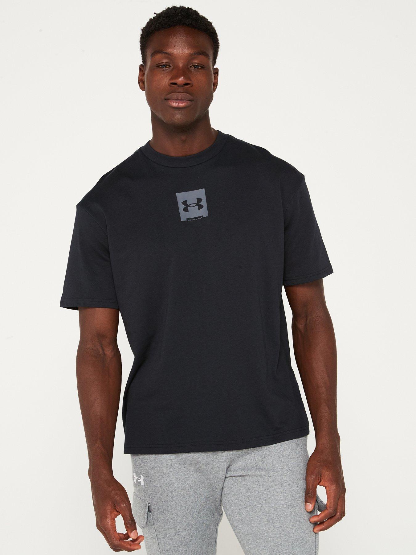 under-armour-mens-training-oversized-box-logo-t-shirt-blackfront