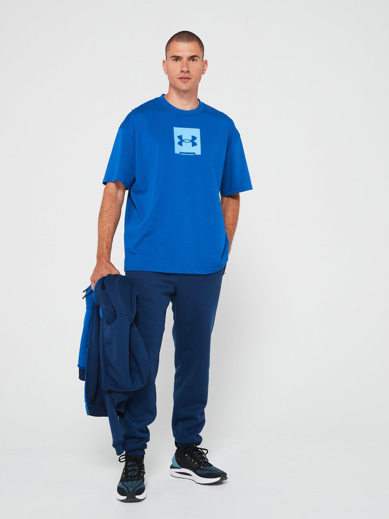 under-armour-mens-training-oversized-box-logo-t-shirt-blueback