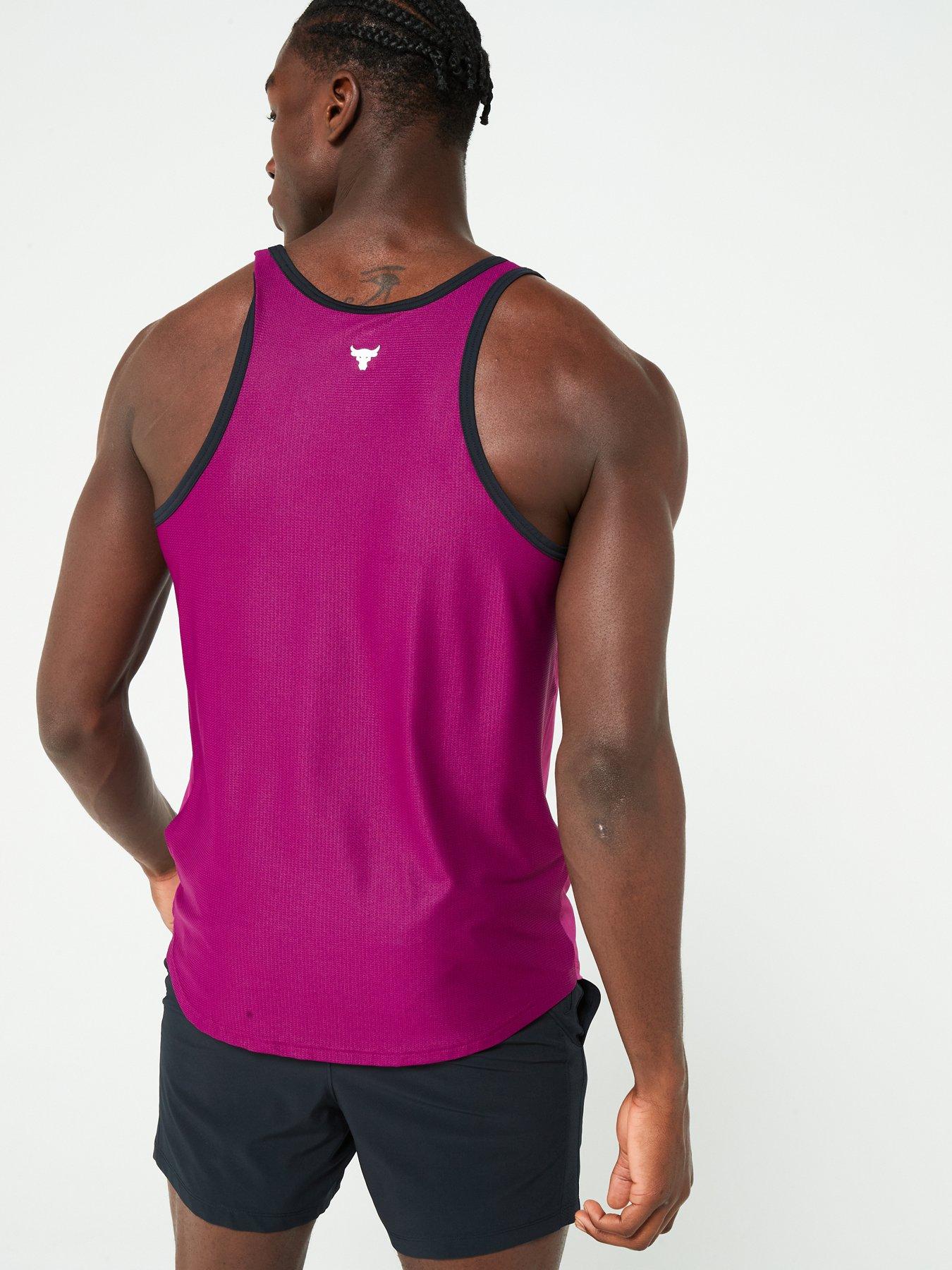 under-armour-mens-training-project-rock-mesh-tank-purplestillFront