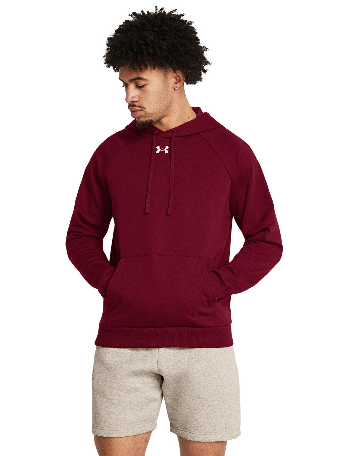 under-armour-mens-training-rival-fleece-hoodie-burgundy