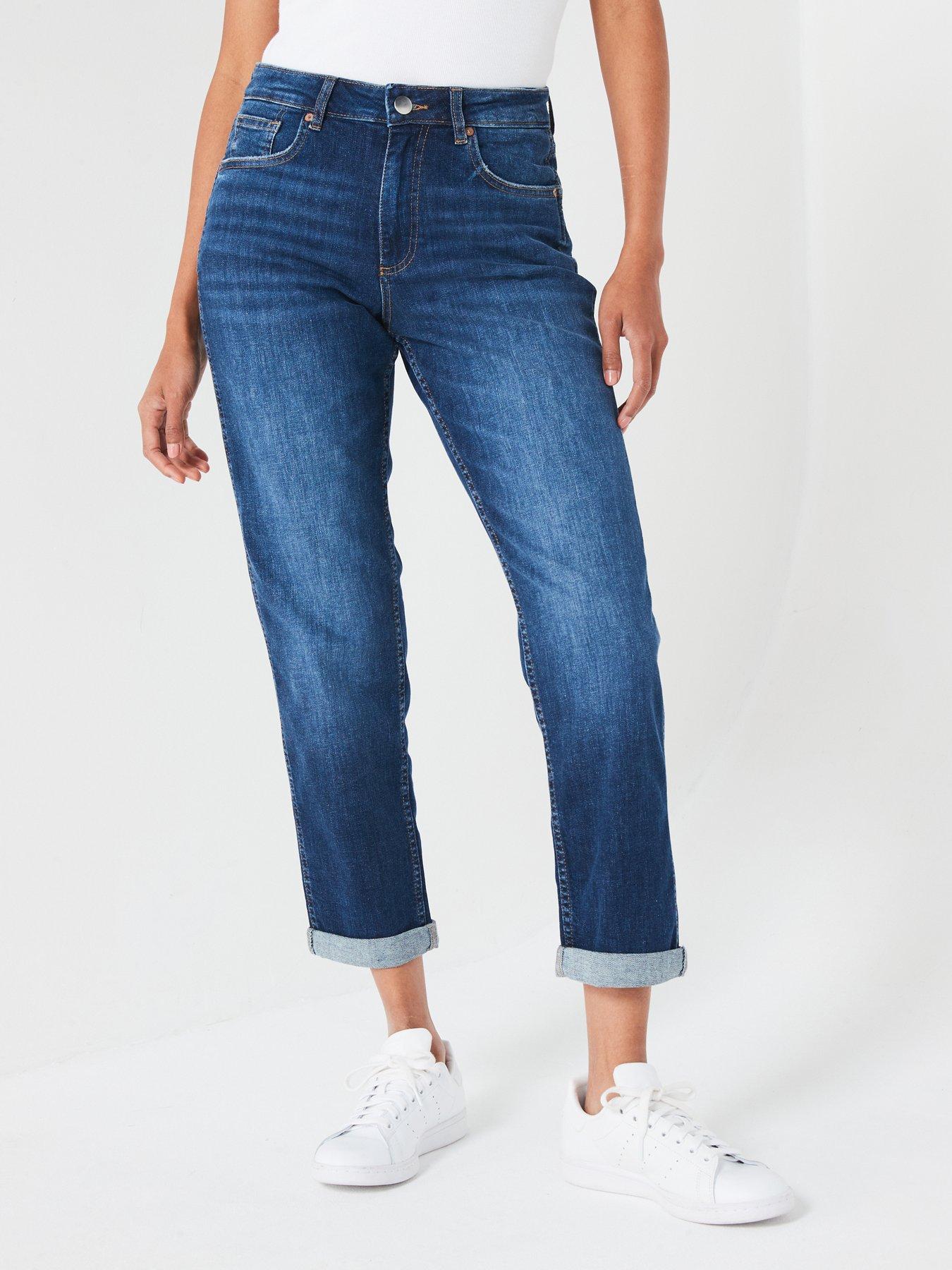 Image 1 of 6 of Everyday Taylor Boyfriend Jeans - Dark Wash