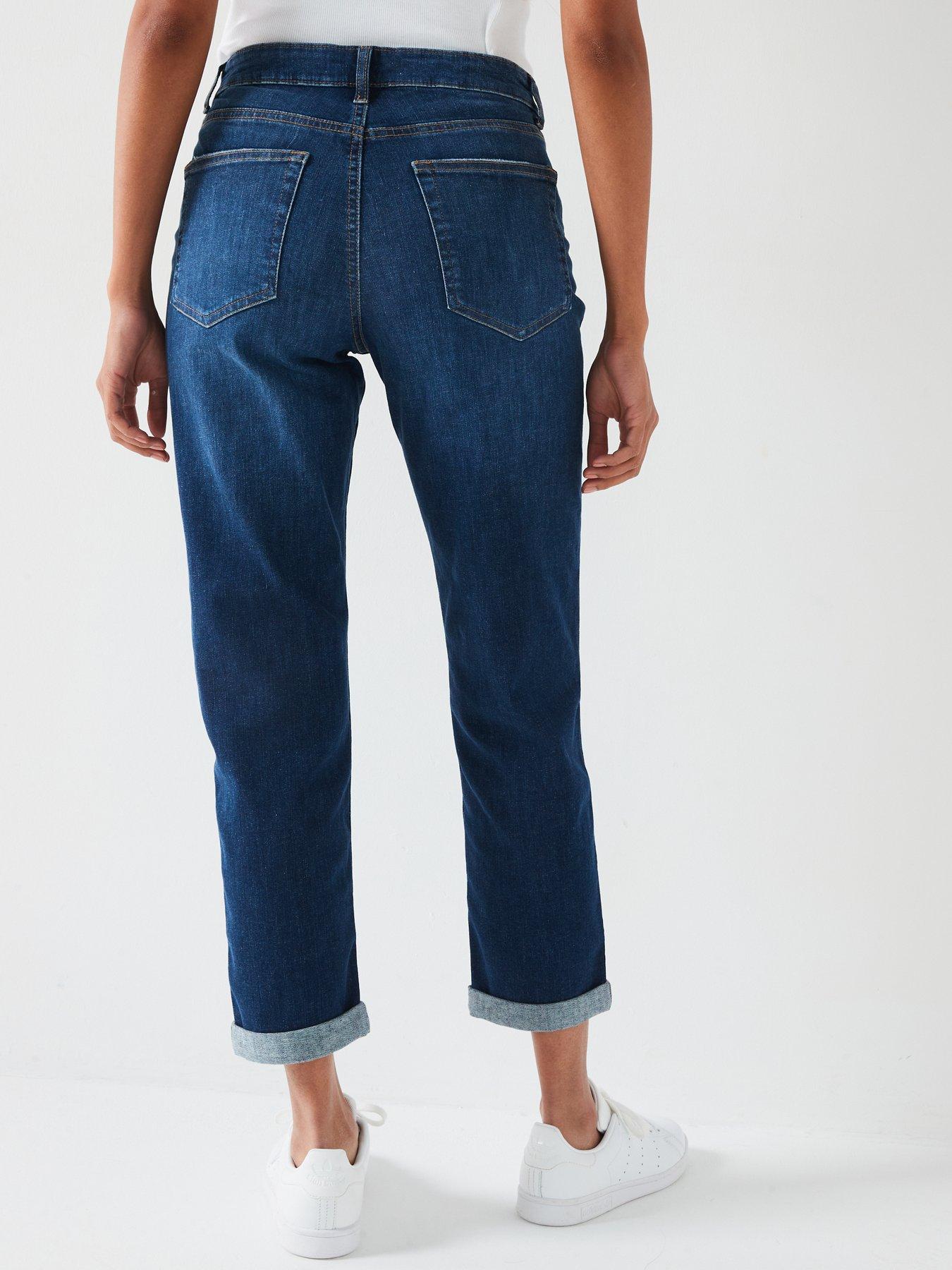 Image 2 of 6 of Everyday Taylor Boyfriend Jeans - Dark Wash