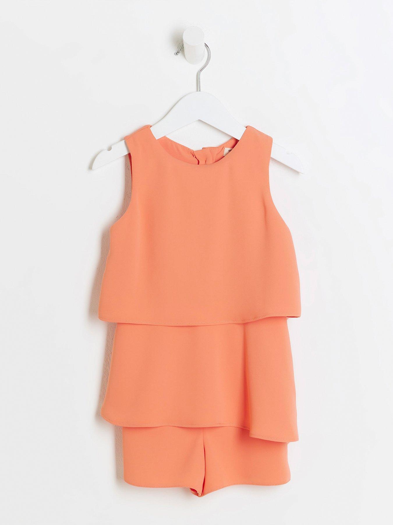 river-island-mini-mini-girls-layered-playsuit-orangefront