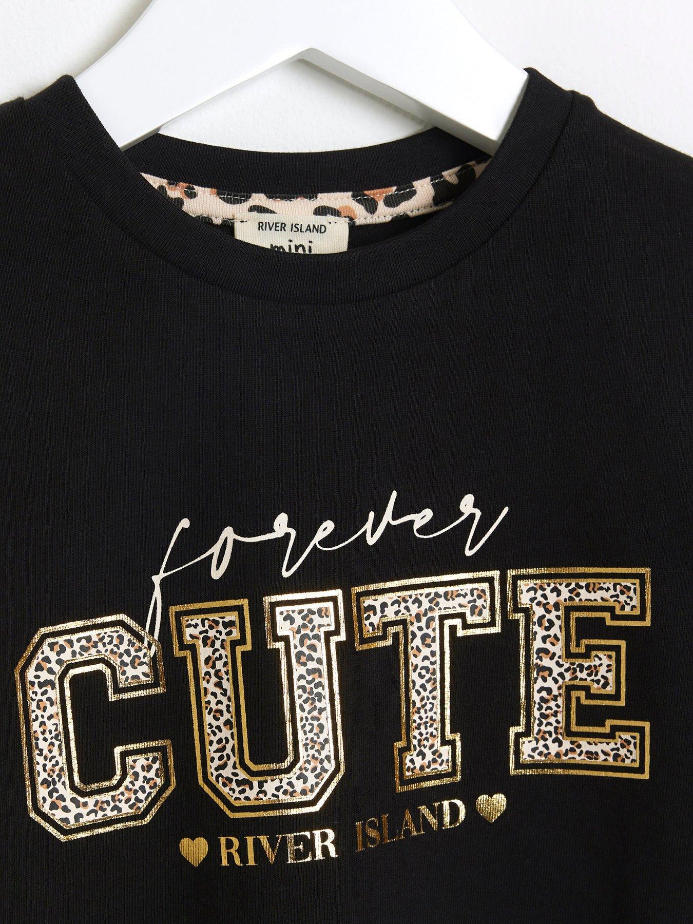 river-island-mini-mini-girls-forever-cute-t-shirt-blackoutfit