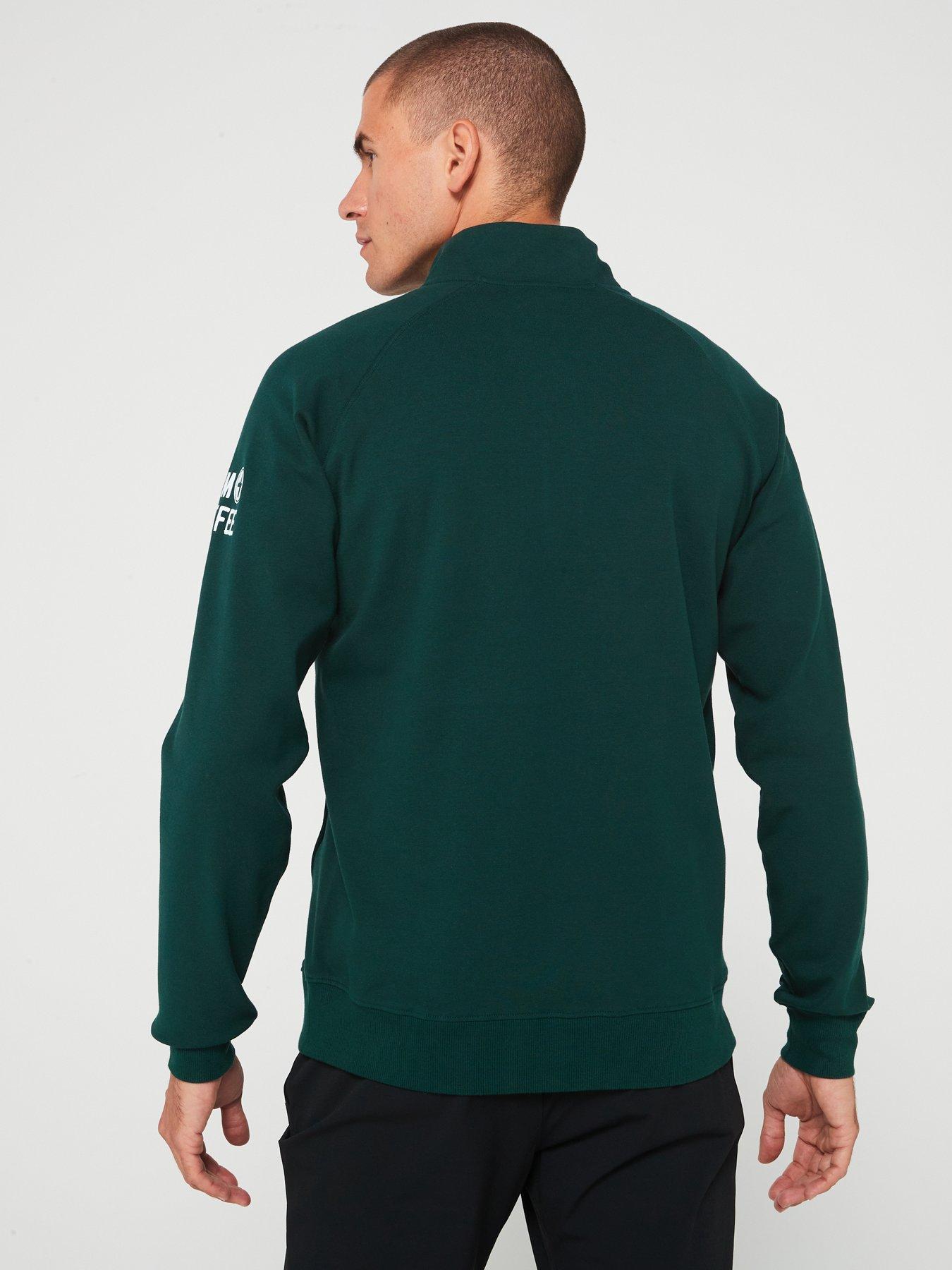 gym-coffee-mens-training-chill-half-zip-greenstillFront