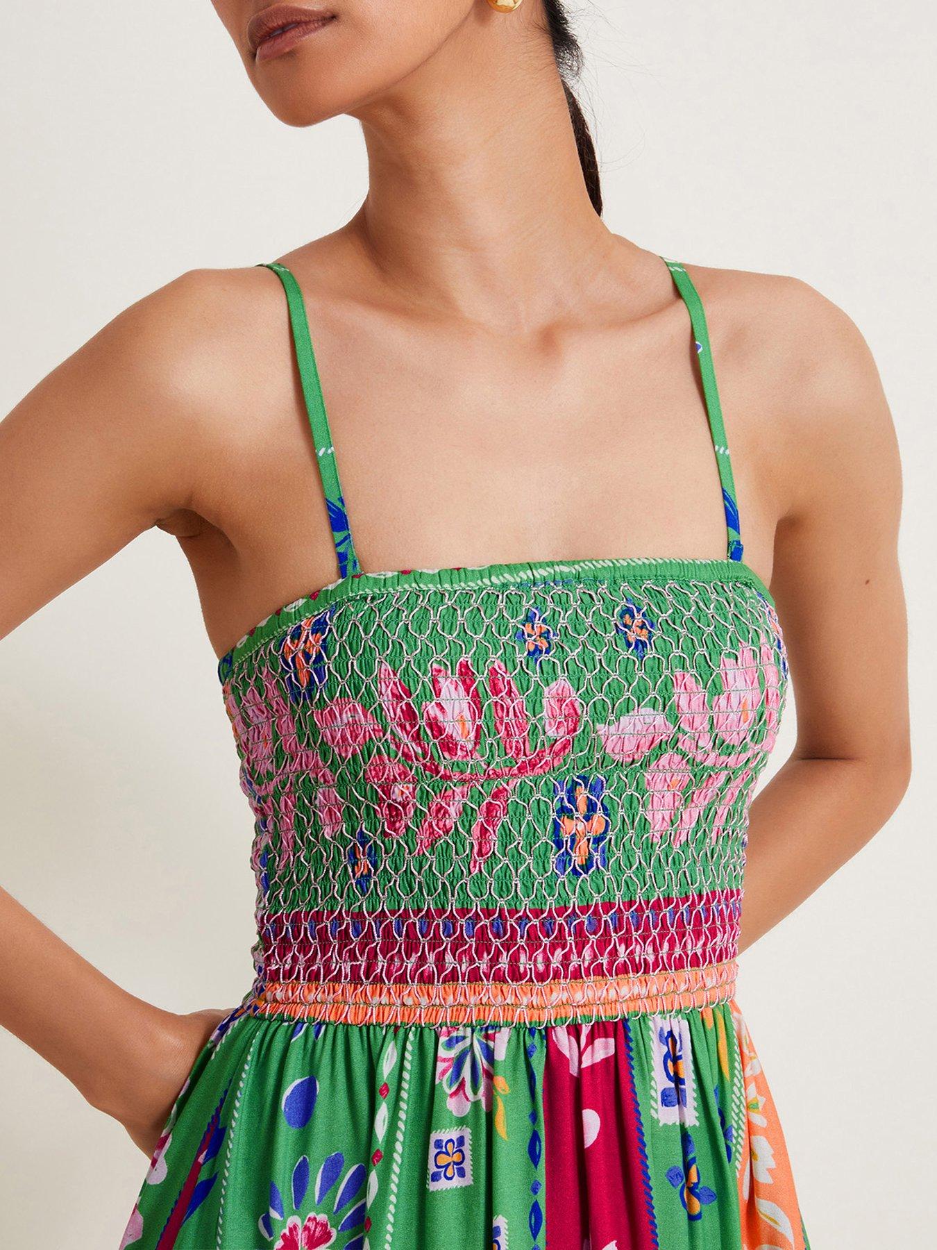 monsoon-poppie-bandeau-dress-greenoutfit