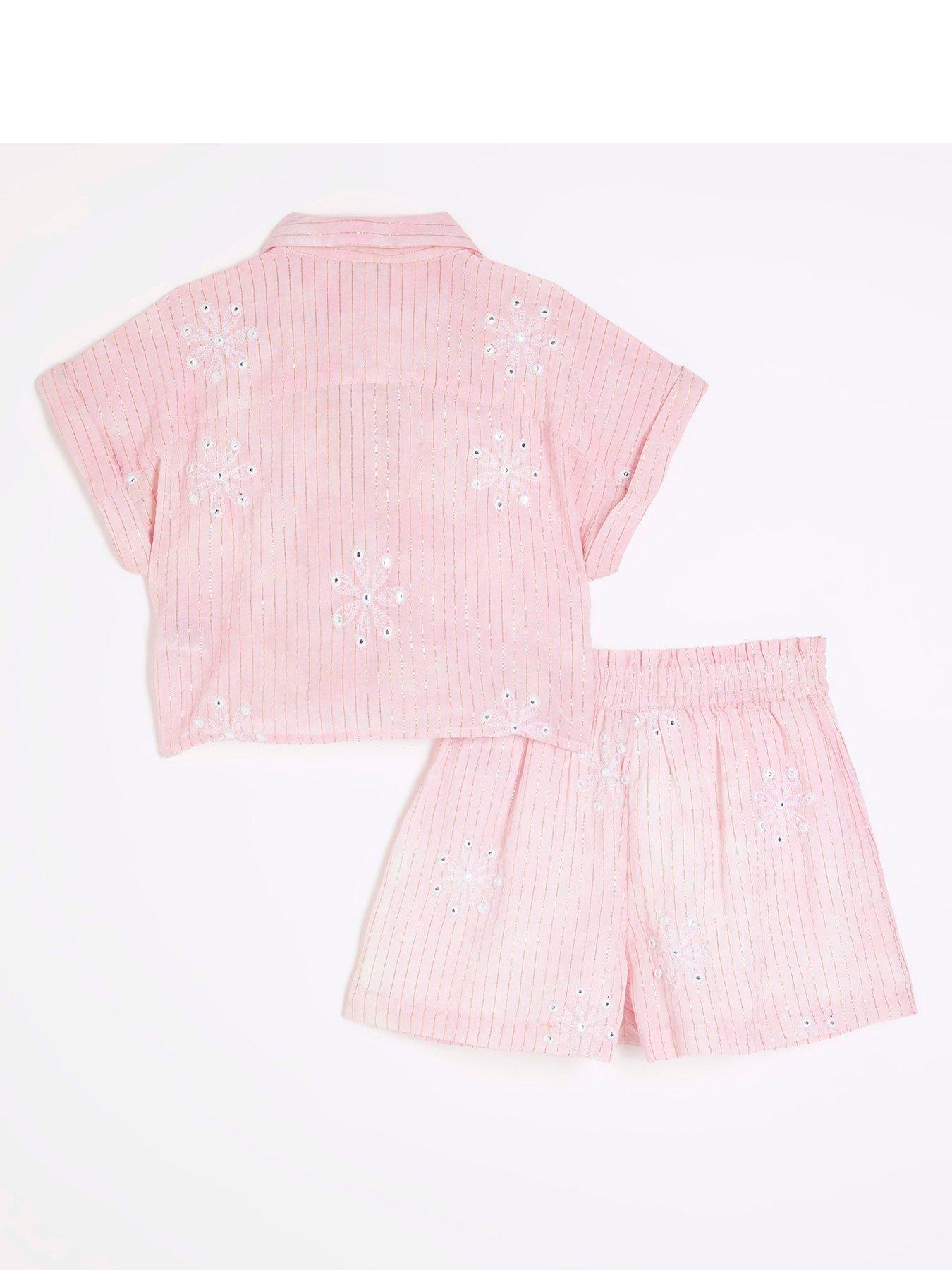 river-island-girls-metallic-tie-up-shirt-and-shorts-pinkback