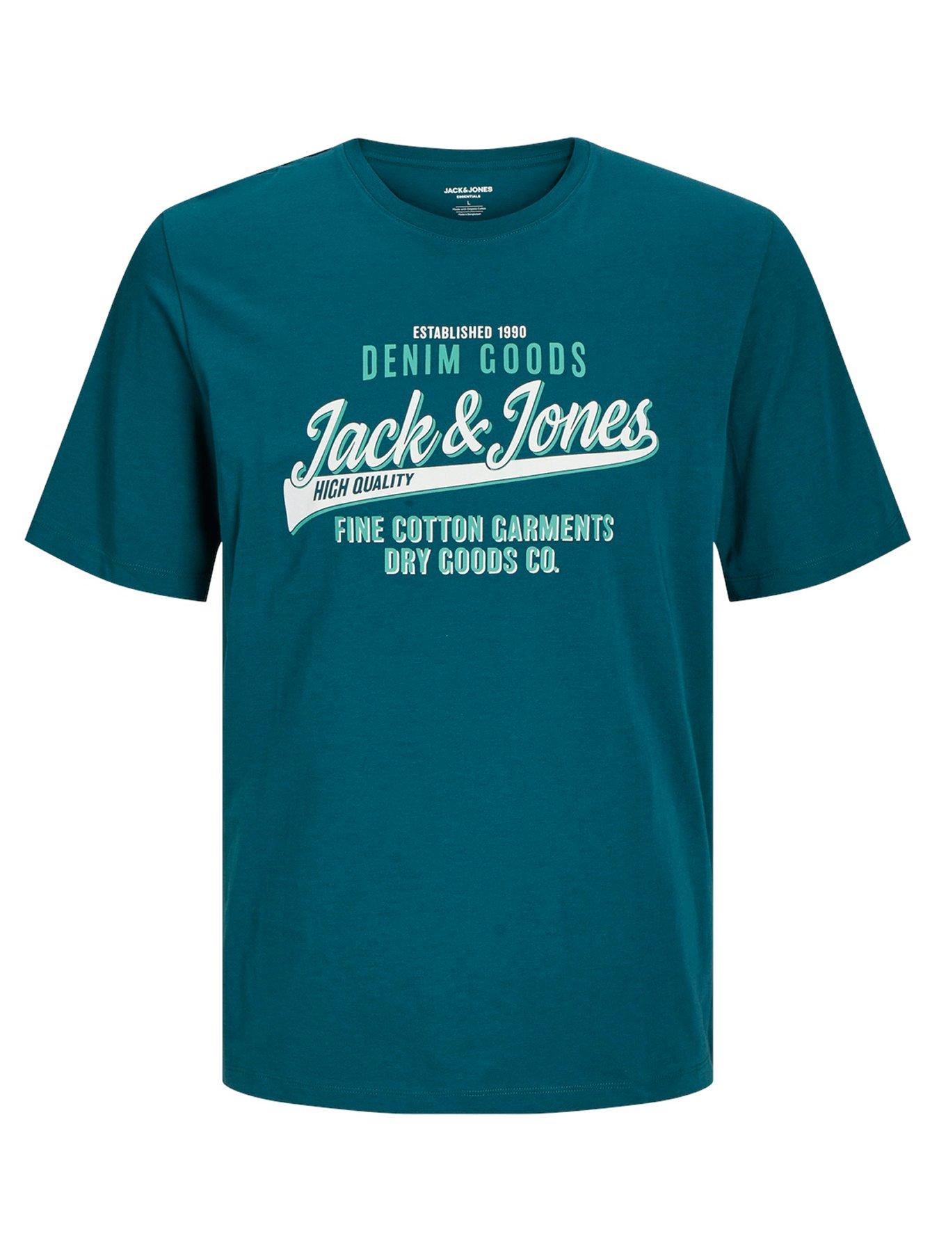 jack-jones-junior-boys-2-colour-logo-t-shirt-deep-teal