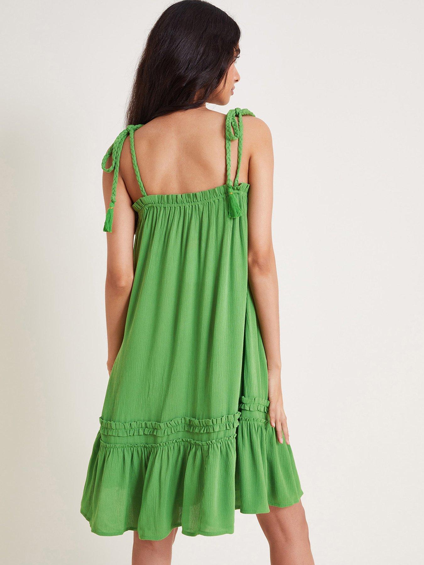 monsoon-cassie-short-dress-greenstillFront