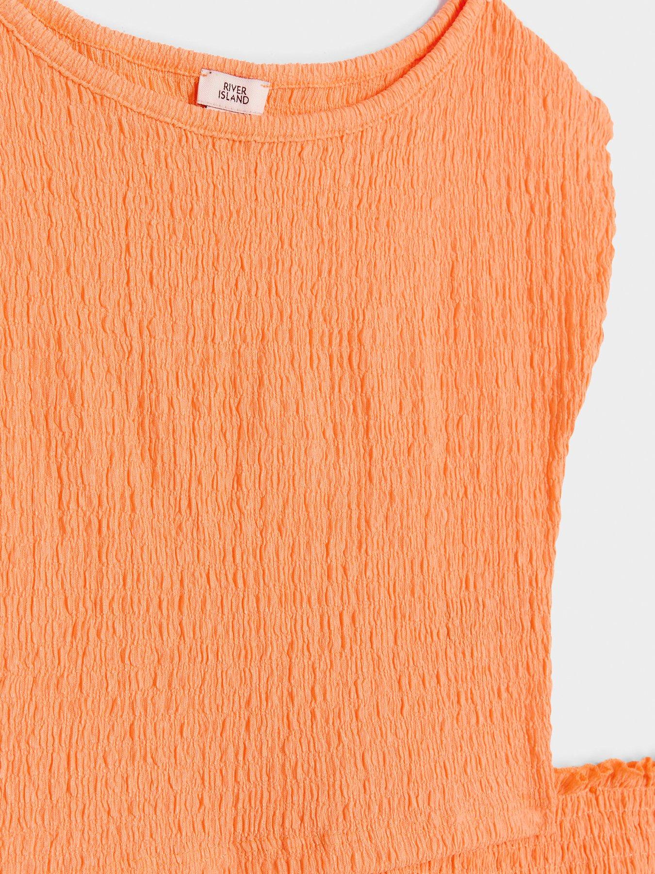 river-island-girls-textured-top-and-skirt-set-orangeoutfit