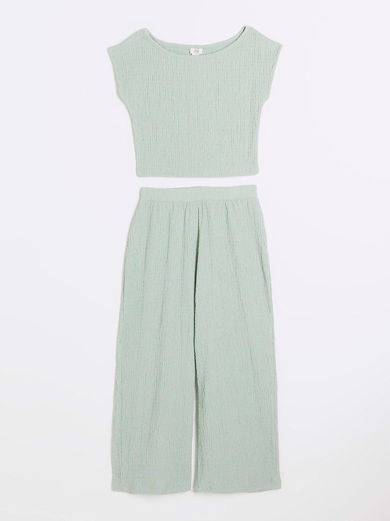 river-island-girls-textured-top-and-trousers-set-khakiback