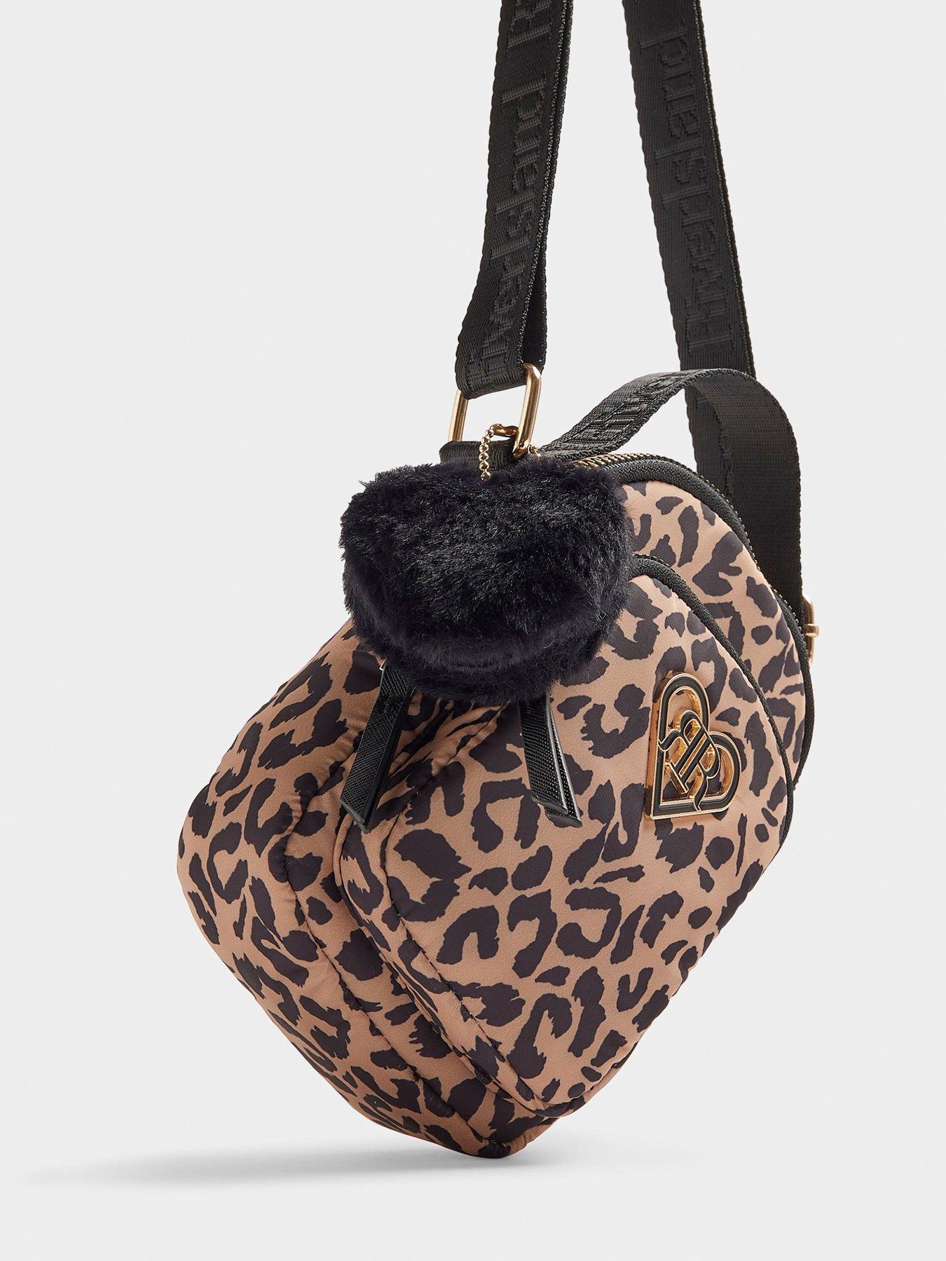 Leopard print backpack river island on sale