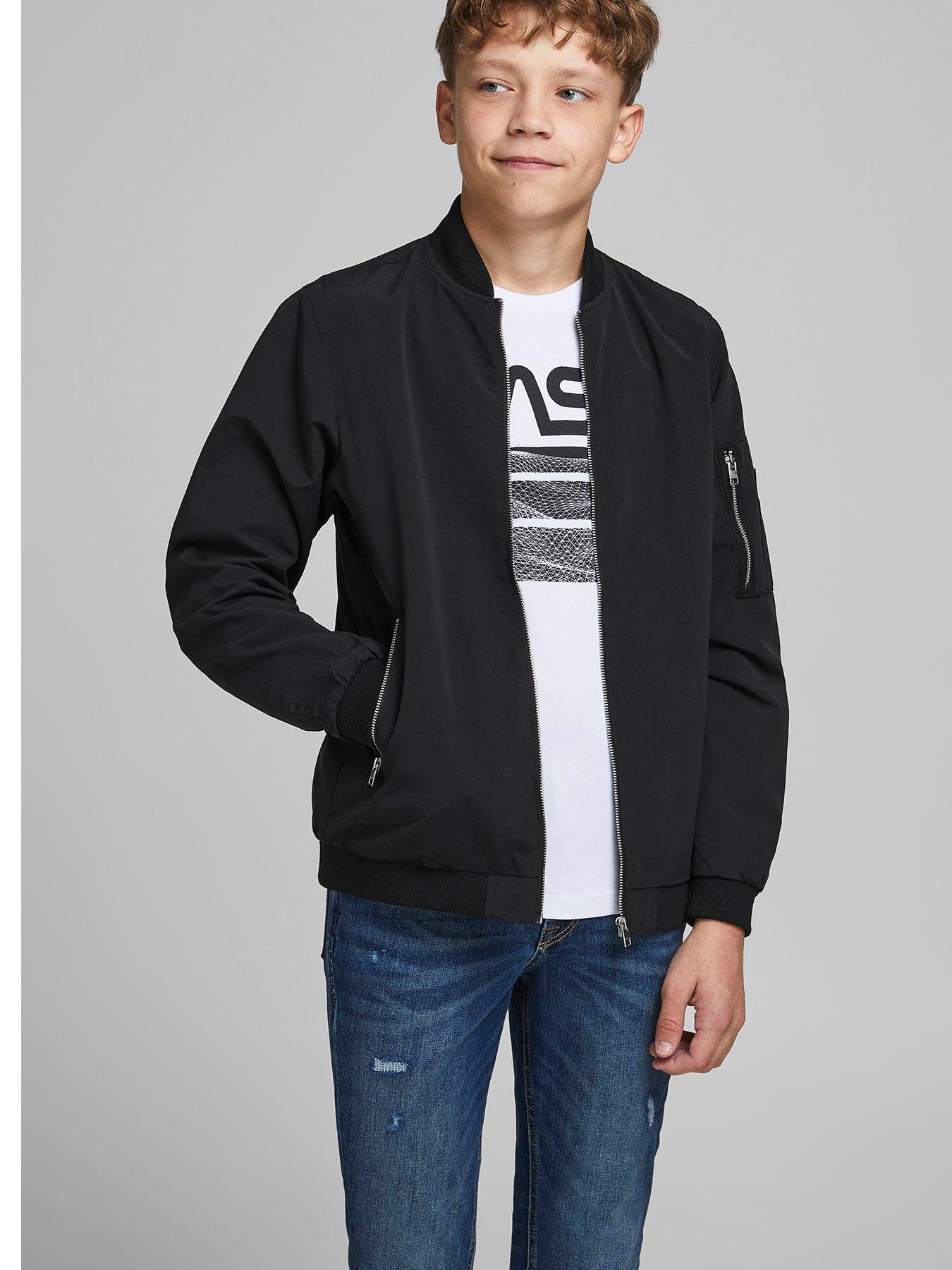 jack-jones-junior-boys-rush-bomber-lightweight-jacket-black