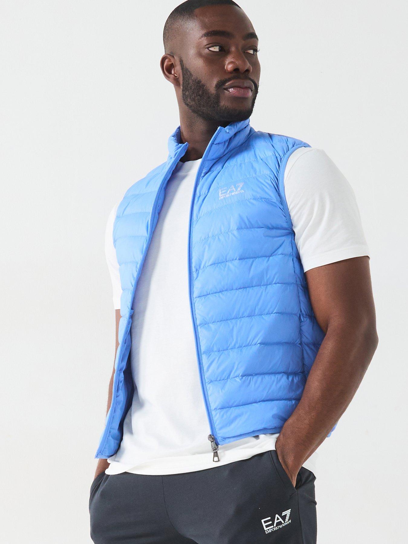 Image 1 of 4 of EA7 Emporio Armani Core ID Lightweight Gilet - Light Blue