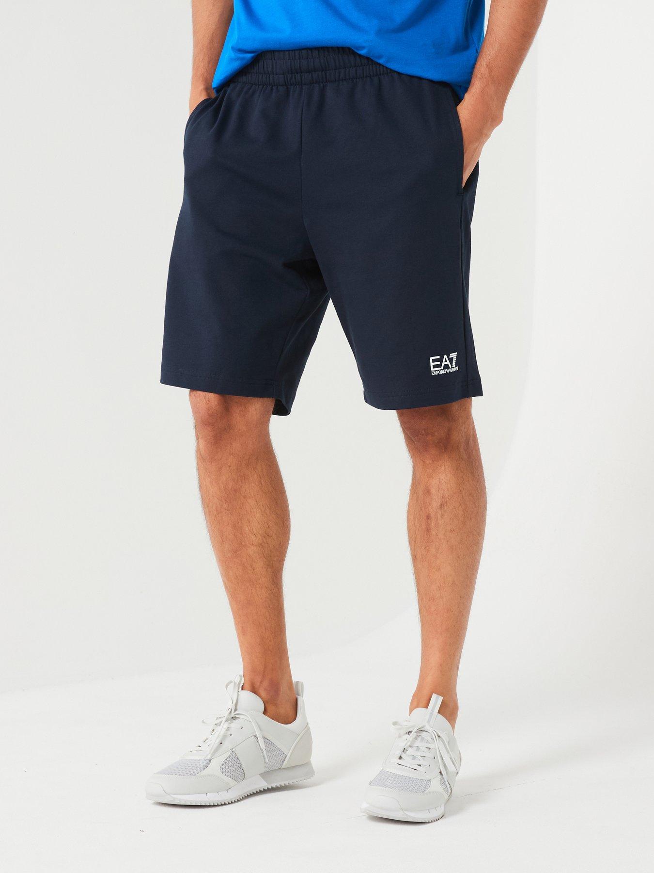 EA7 Emporio Armani Ea7 Emporio Armani Core Id Single Jersey Shorts - Dark Blue