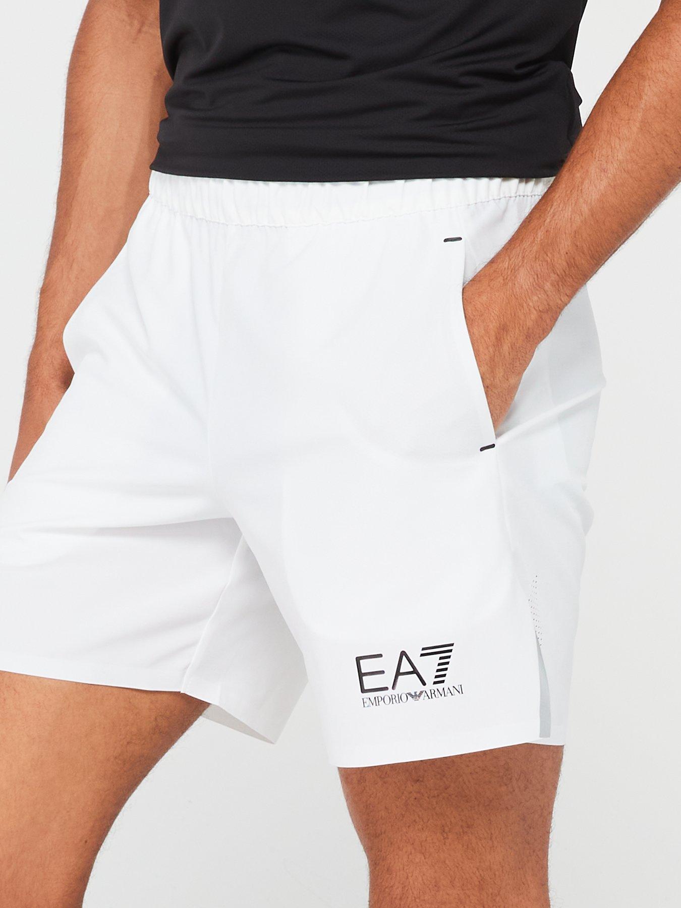 ea7-emporio-armani-ea7-emporio-armani-logo-poly-shorts-whiteoutfit