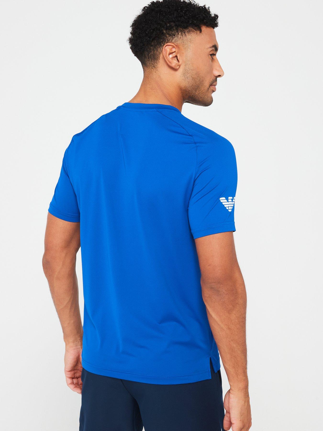 ea7-emporio-armani-ea7-emporio-armani-eagle-sleeve-logo-poly-t-shirt-bright-bluestillFront