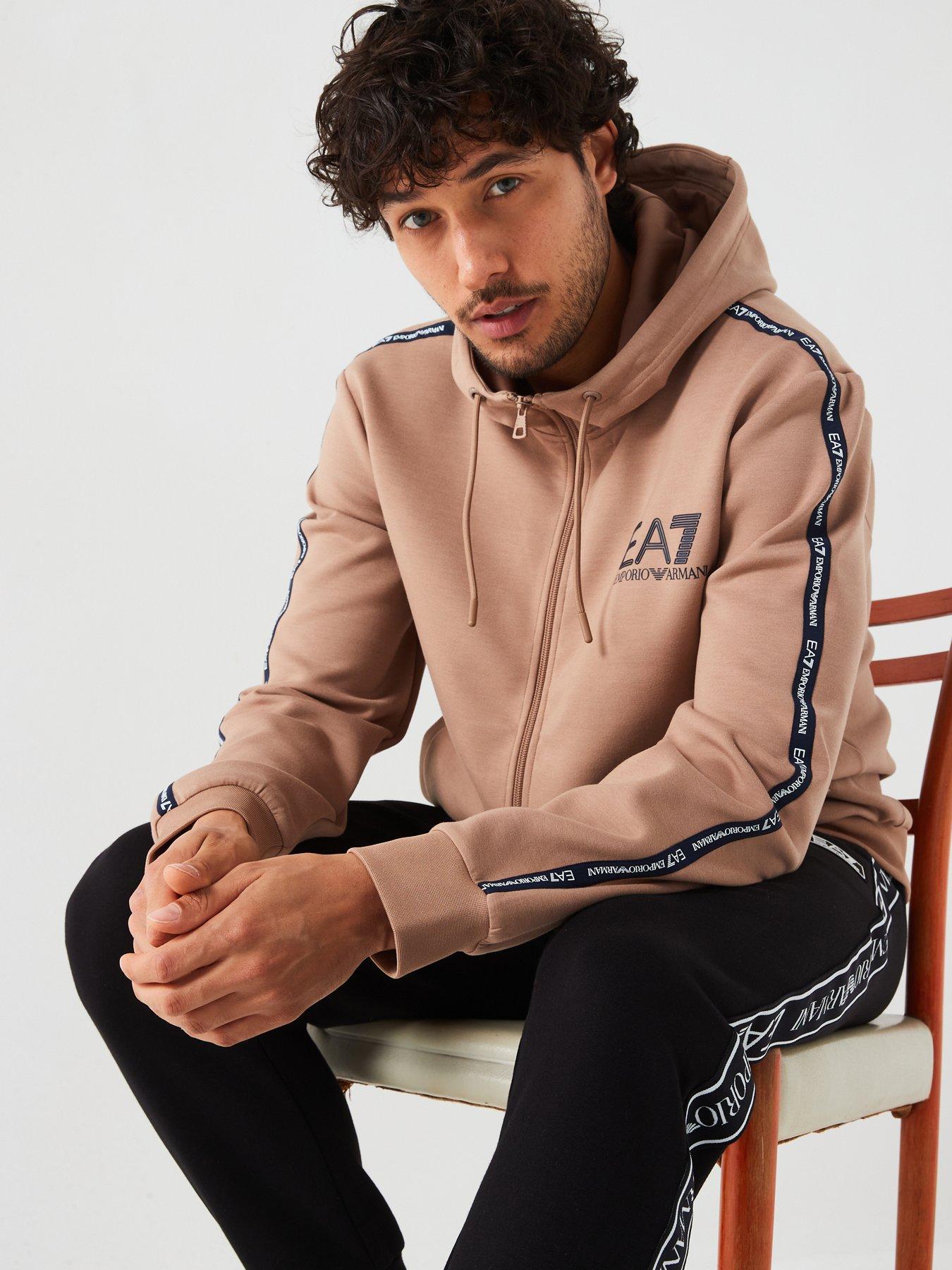 ea7-emporio-armani-ea7-emporio-armani-mini-tape-logo-zip-hoodie-browndetail