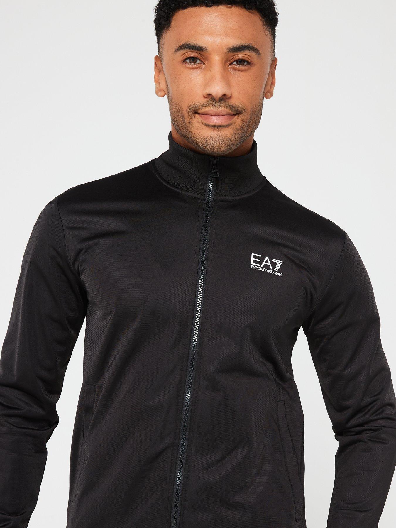 undefined Ea7 Emporio Armani Core Id Poly Zip Tracksuit - Black