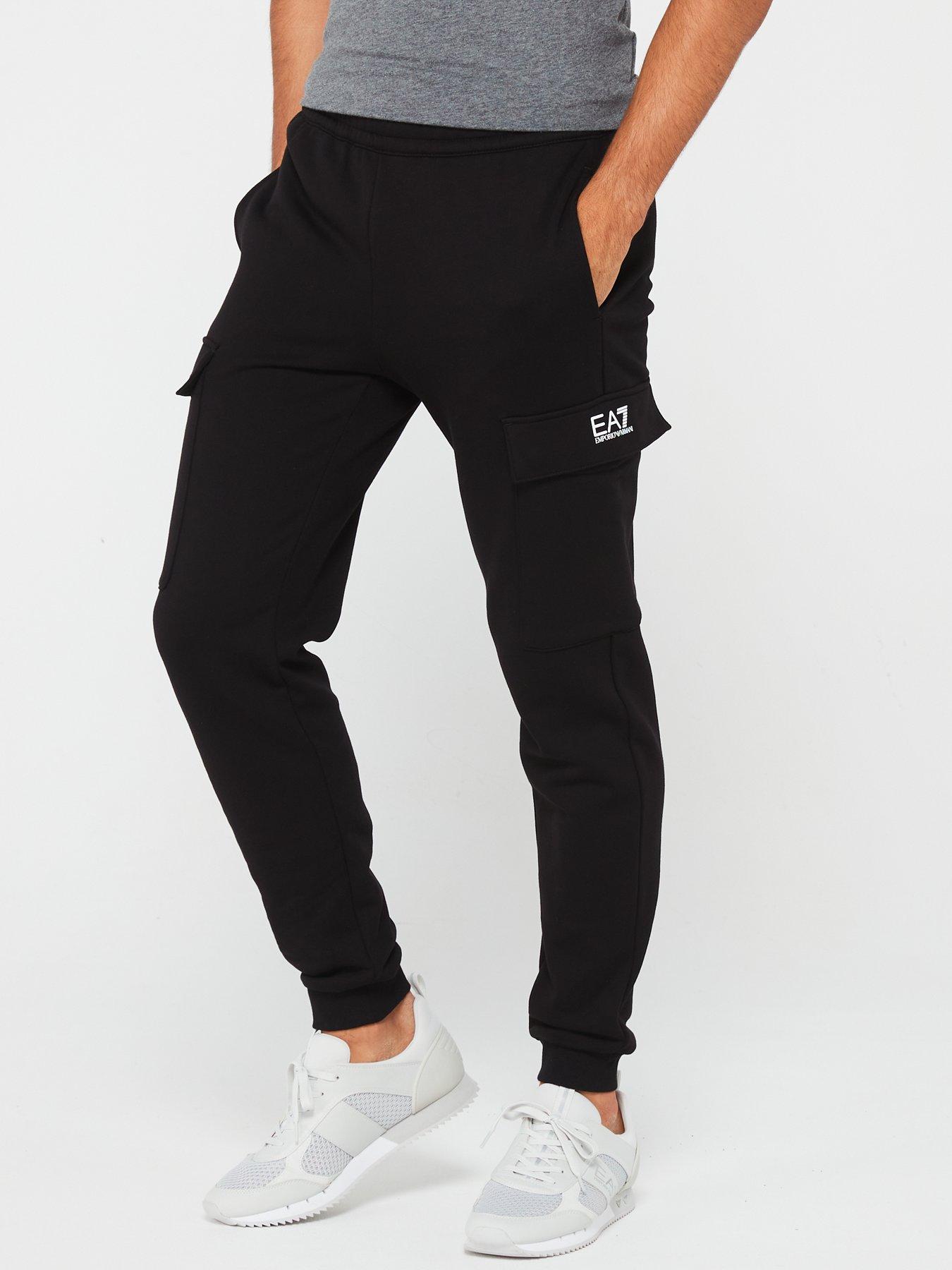 EA7 Emporio Armani Core Id Cargo Joggers - Black