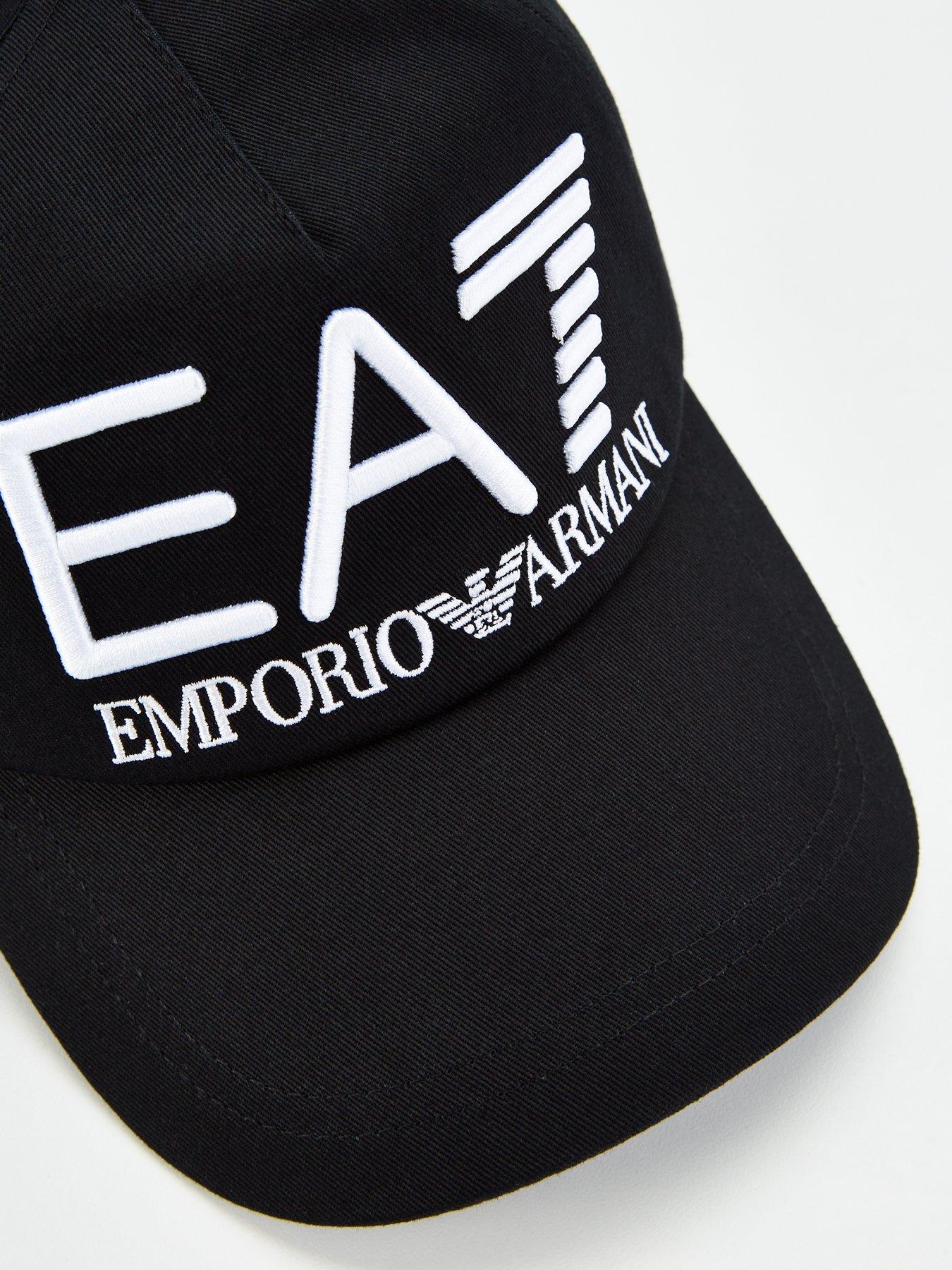 ea7-emporio-armani-ea7-emporio-armani-lareg-centre-logo-baseball-cap-blackwhiteoutfit