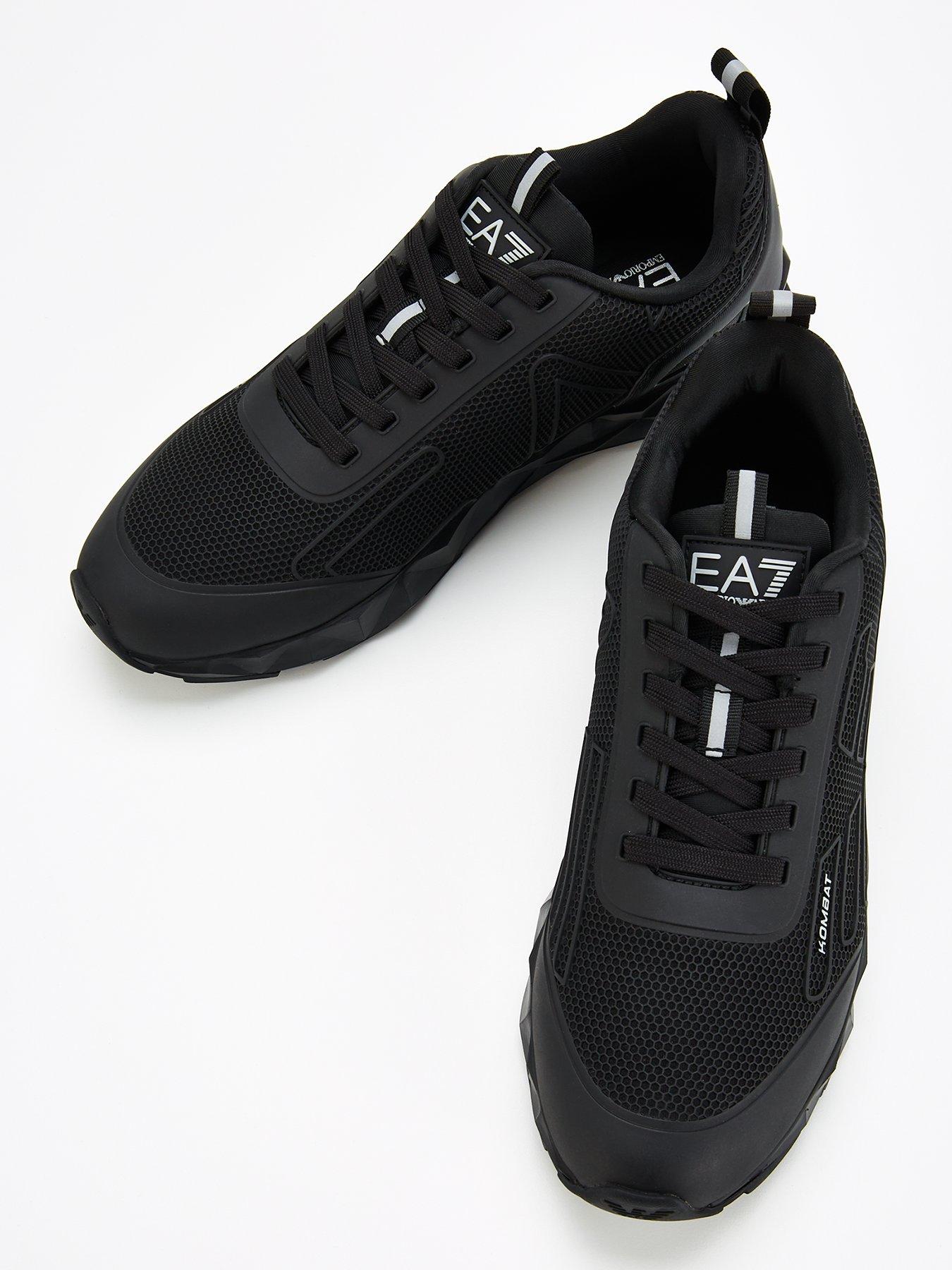 Image 4 of 7 of EA7 Emporio Armani Ea7 Emporio Armani Large Eagle Kombat Sneaker - Black