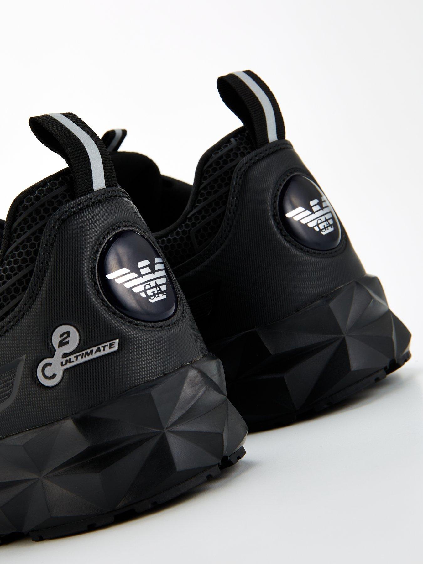 Image 7 of 7 of EA7 Emporio Armani Ea7 Emporio Armani Large Eagle Kombat Sneaker - Black