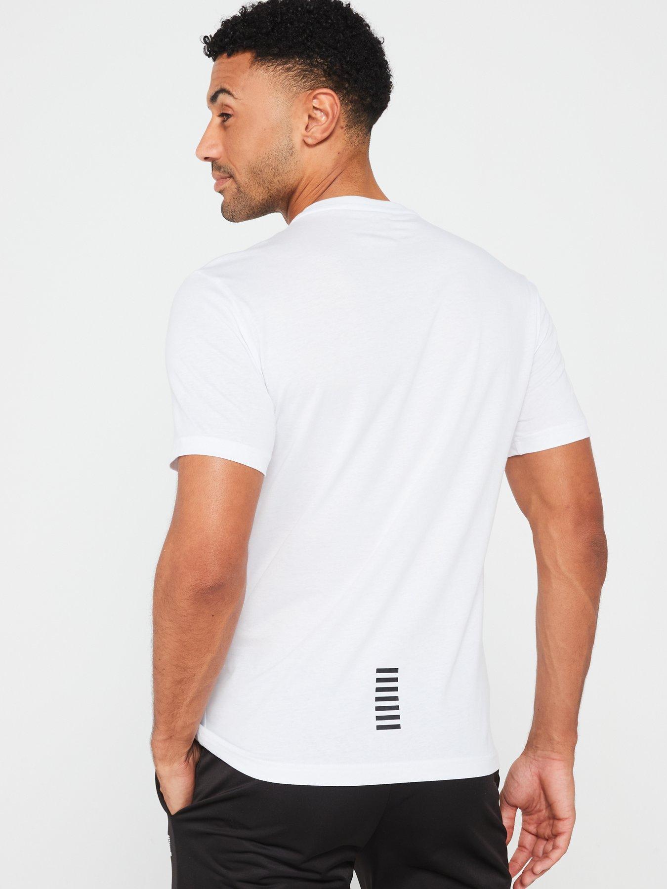 Image 2 of 4 of EA7 Emporio Armani Core Id Left Chest Logo T-Shirt - White
