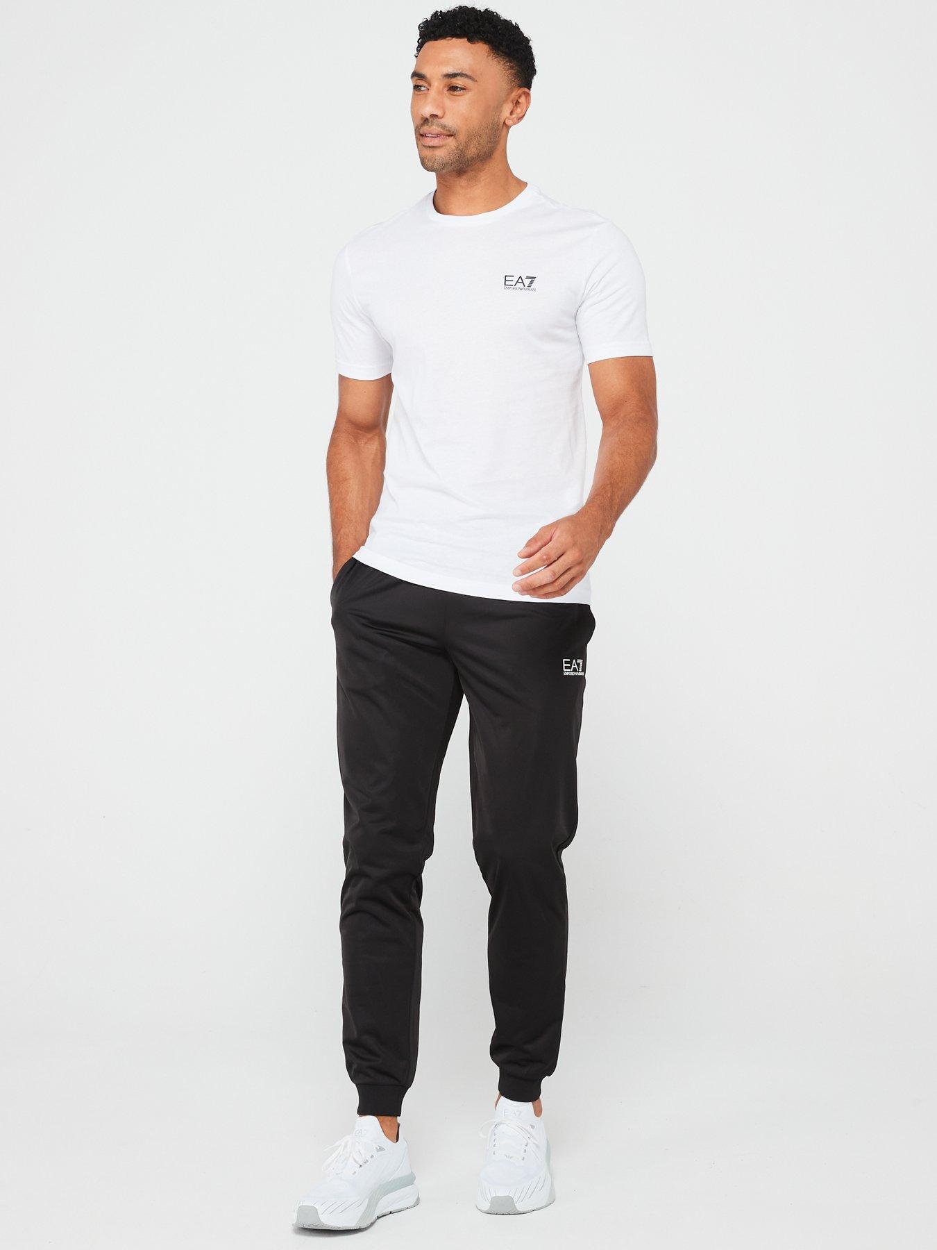 Image 3 of 4 of EA7 Emporio Armani Core Id Left Chest Logo T-Shirt - White