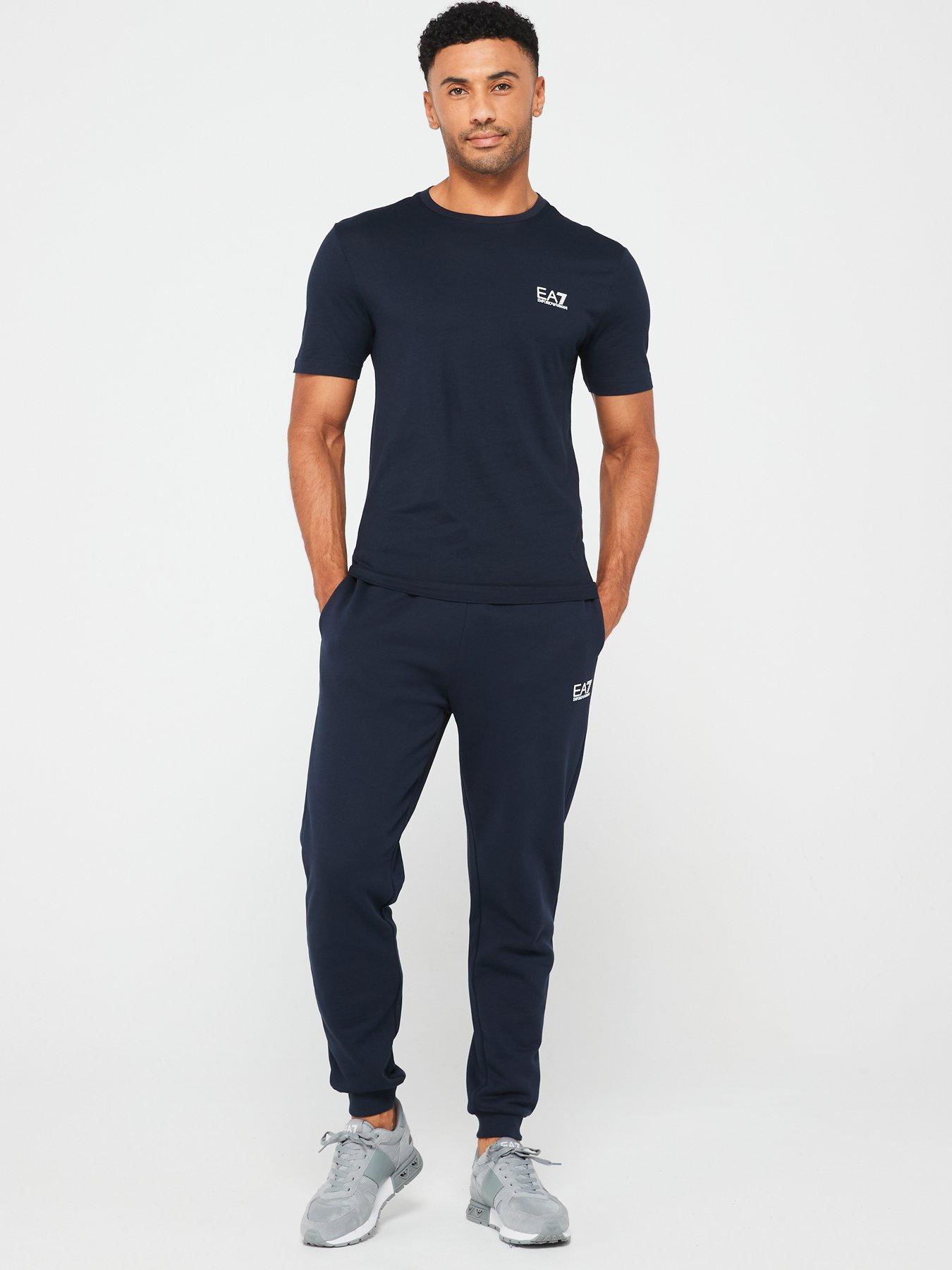 Image 3 of 4 of EA7 Emporio Armani Core Id Left Chest Logo T-Shirt - Dark Blue