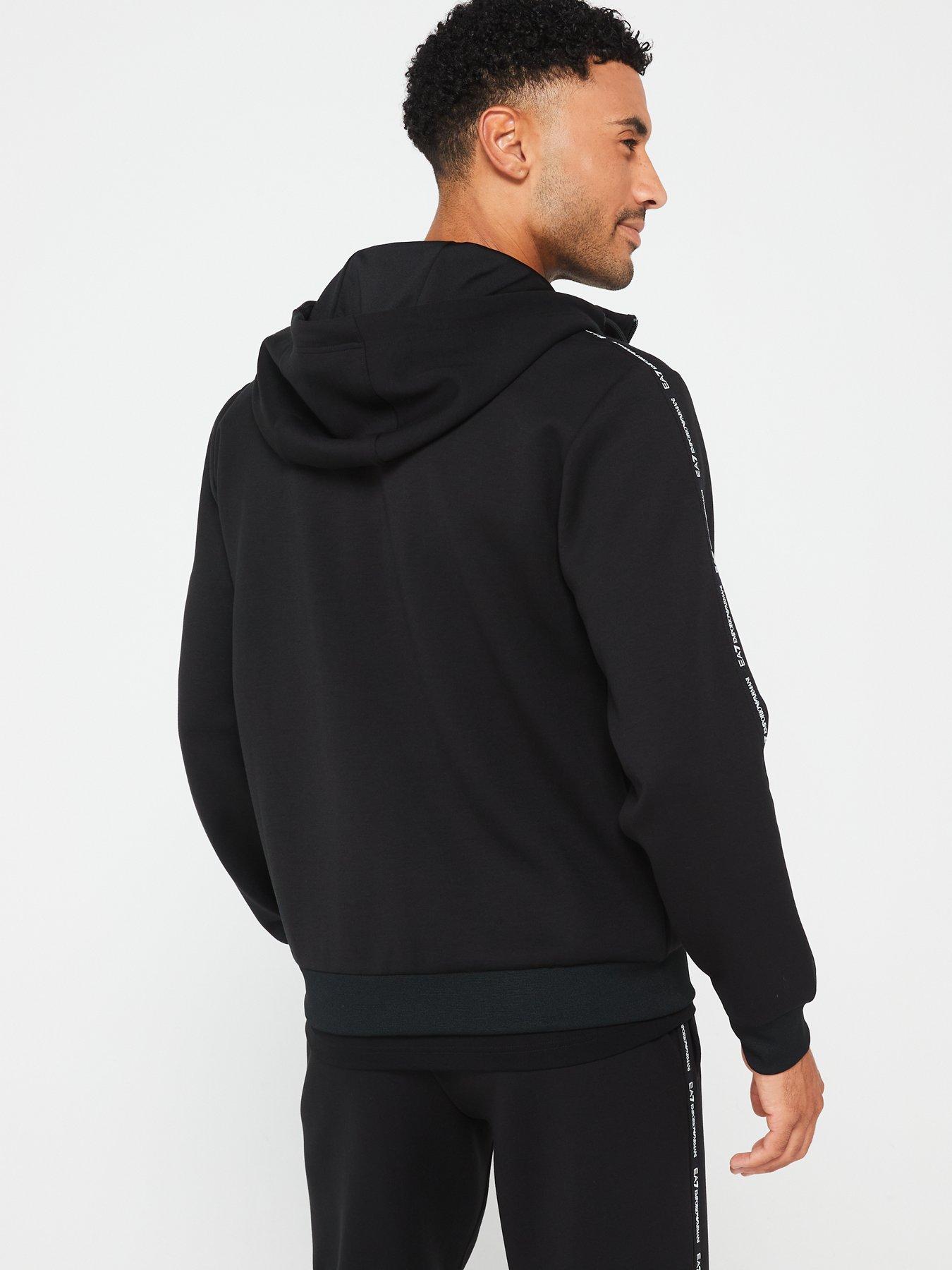 ea7-emporio-armani-ea7-emporio-armani-mini-tape-logo-zip-hoodie-blackstillFront