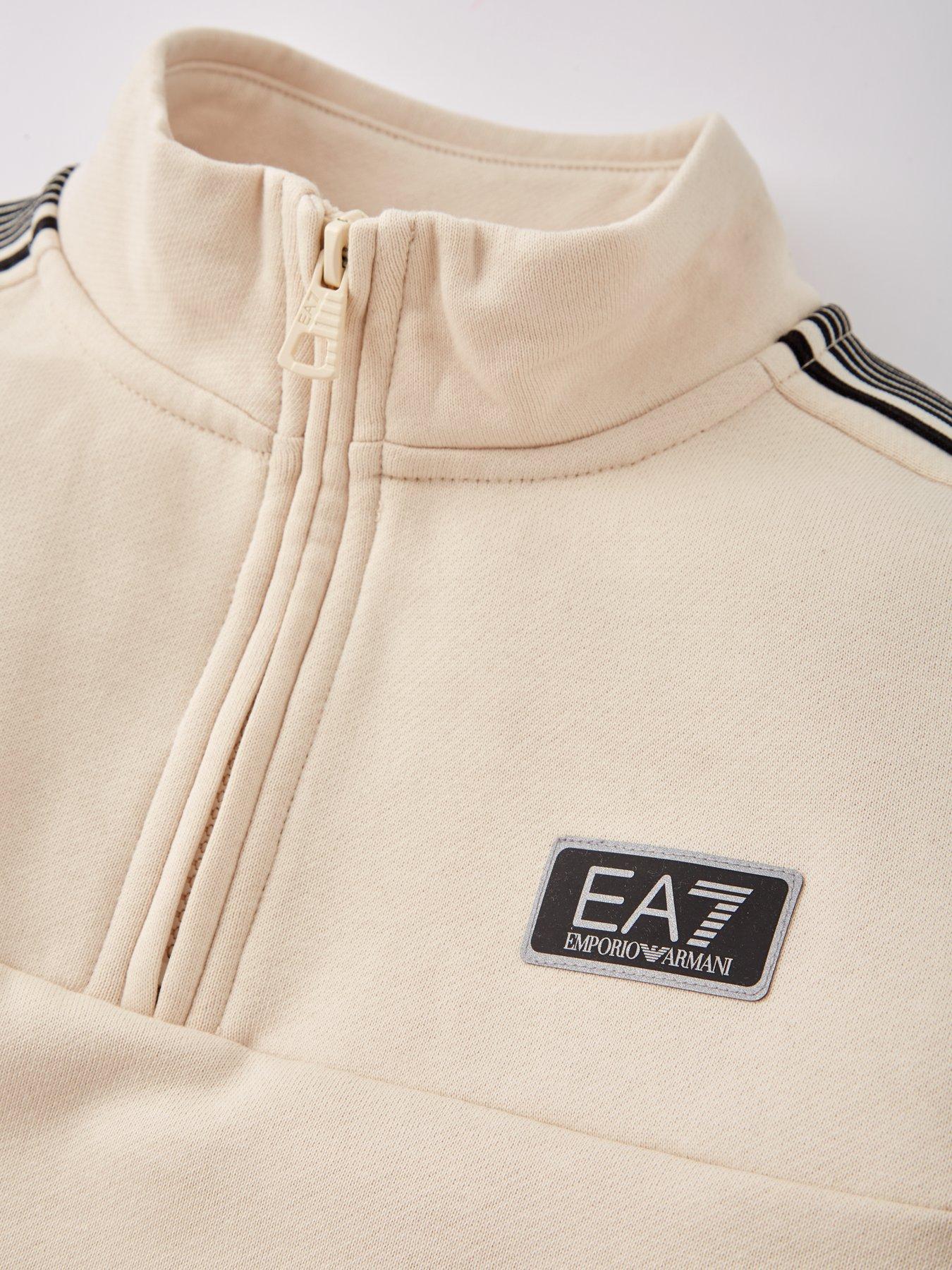 ea7-emporio-armani-boys-7-lines-half-zip-sweat-top-beigeoutfit