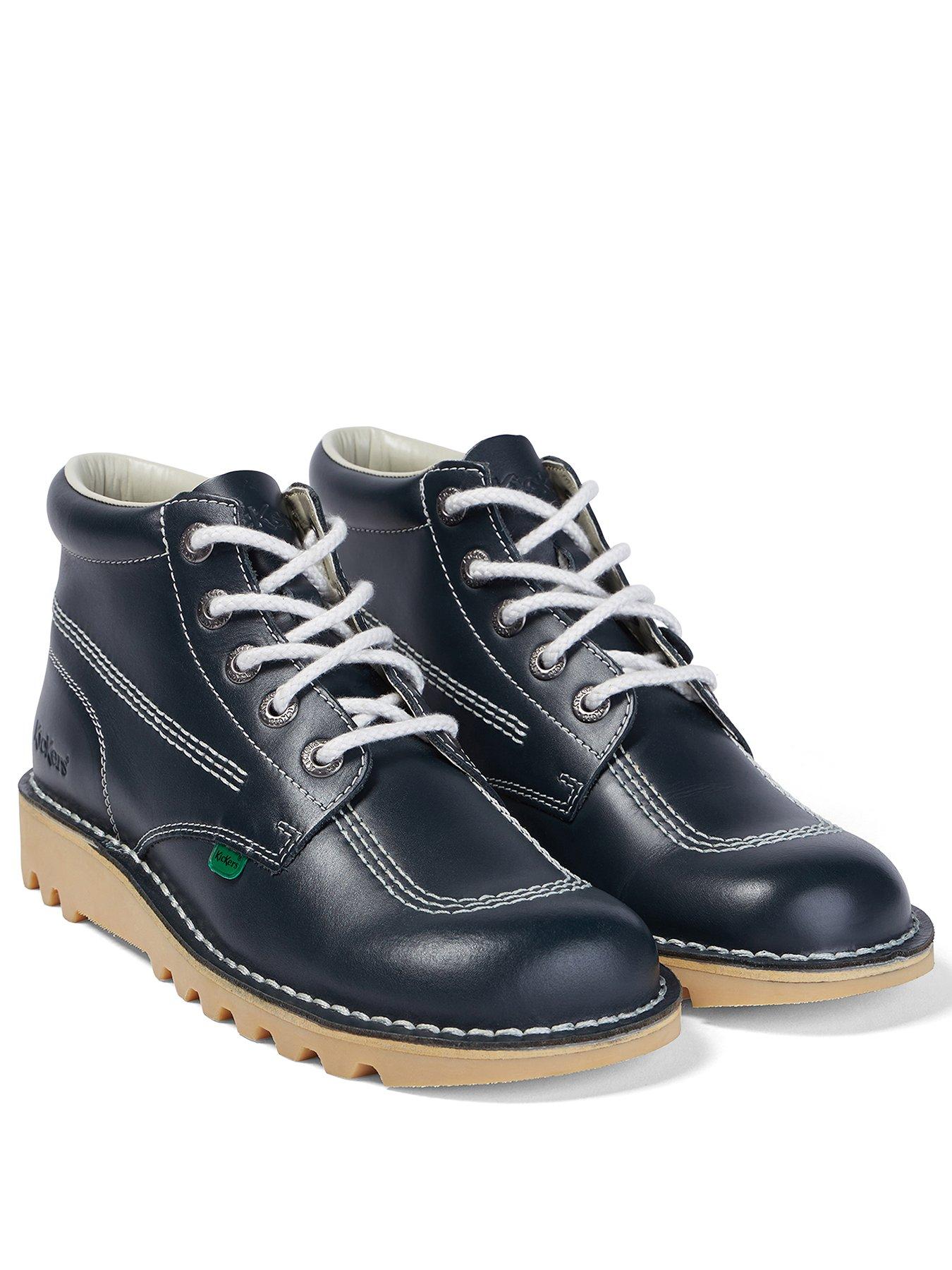Kickers Kick Hi Lace Up Boots - Navy | Very Ireland